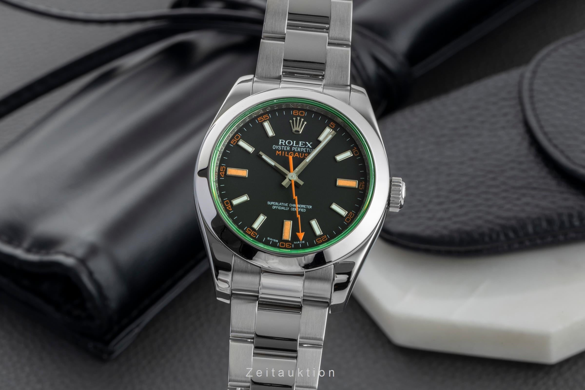 Rolex Milgauss Edelstahl Automatik Herrenuhr Ref. 116400GV  [2603492]