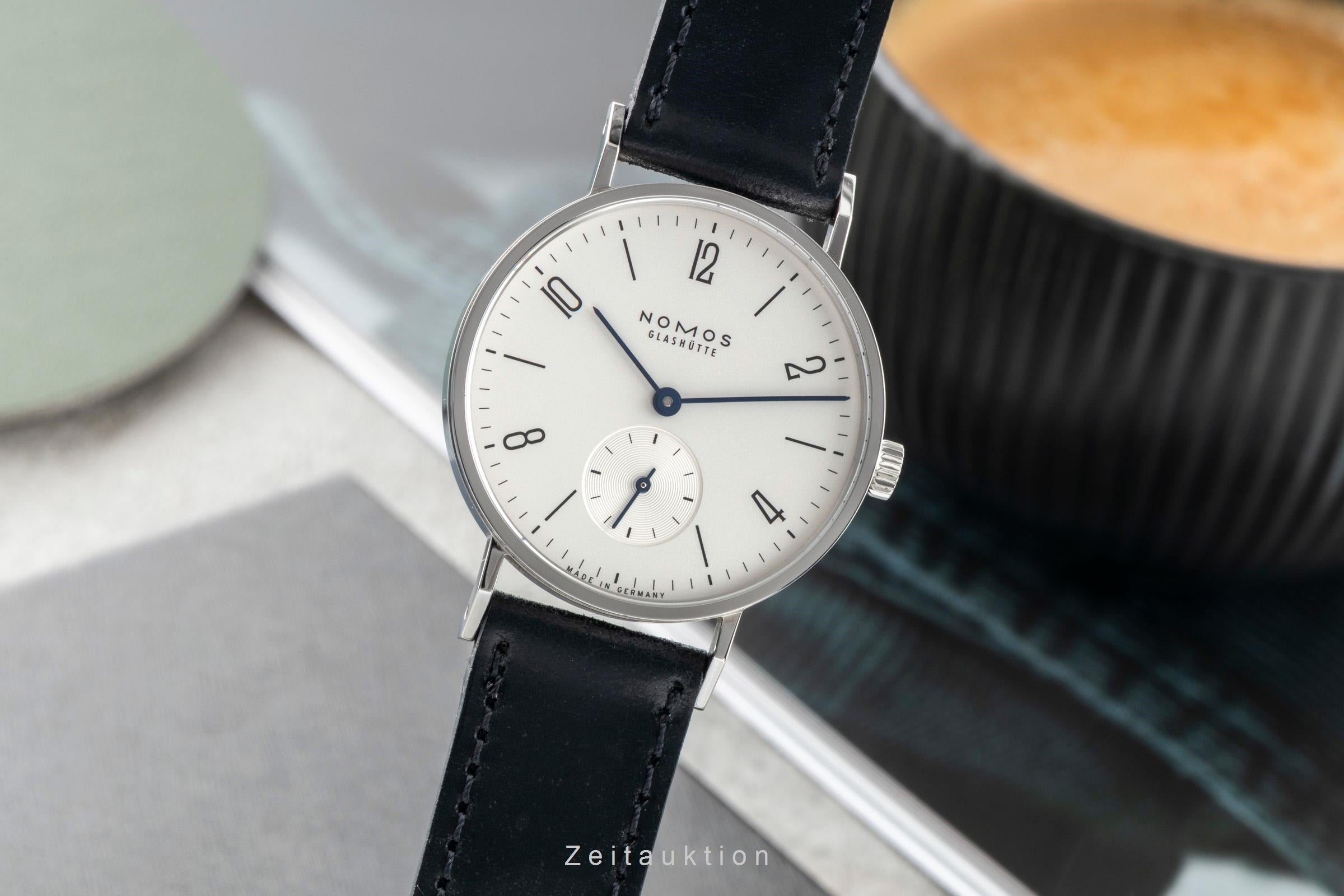 Nomos Tangente acero cuerda manual reloj para caballeros 128  [2603493]