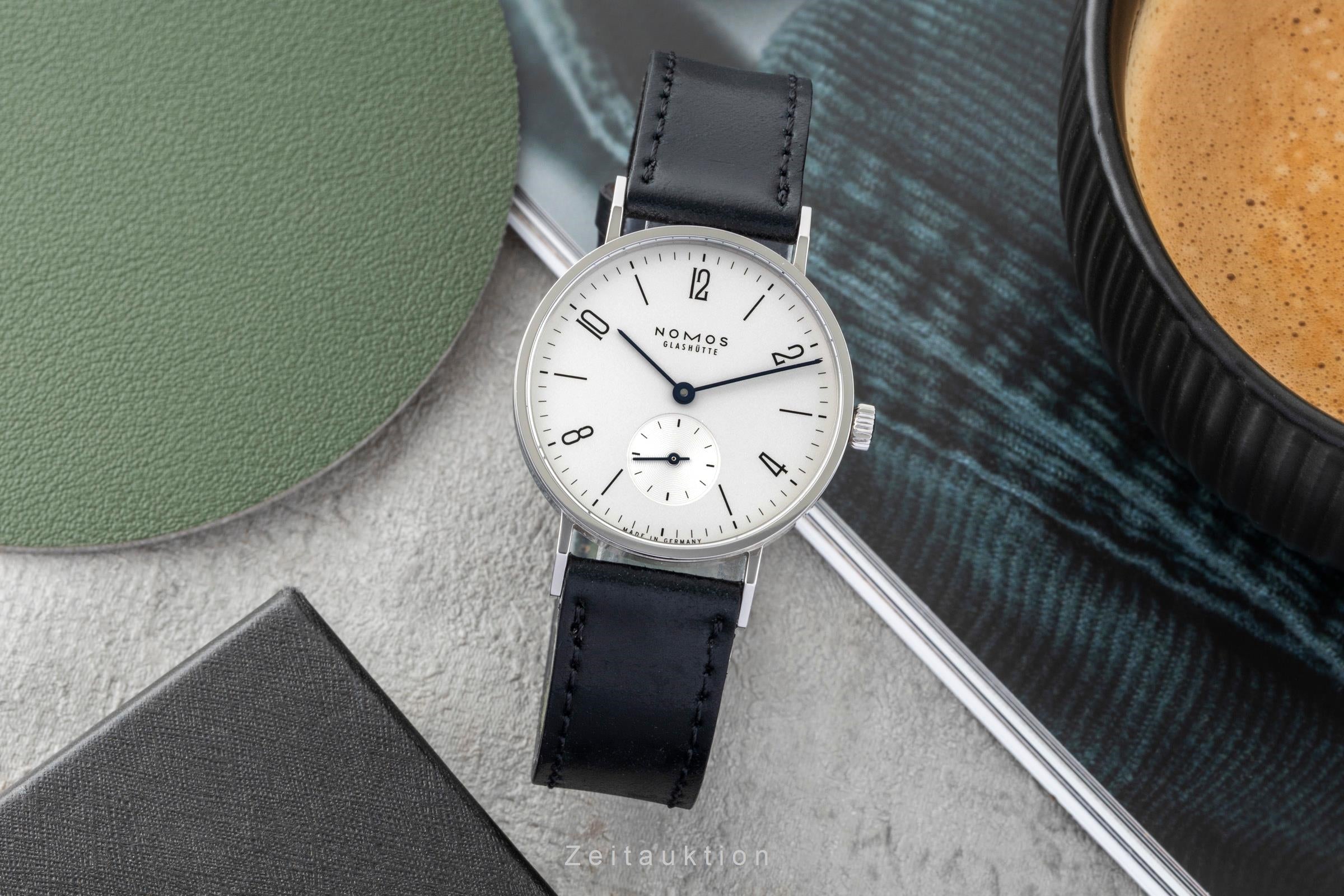 Nomos Tangente acero cuerda manual reloj para caballeros 128  [2603493]