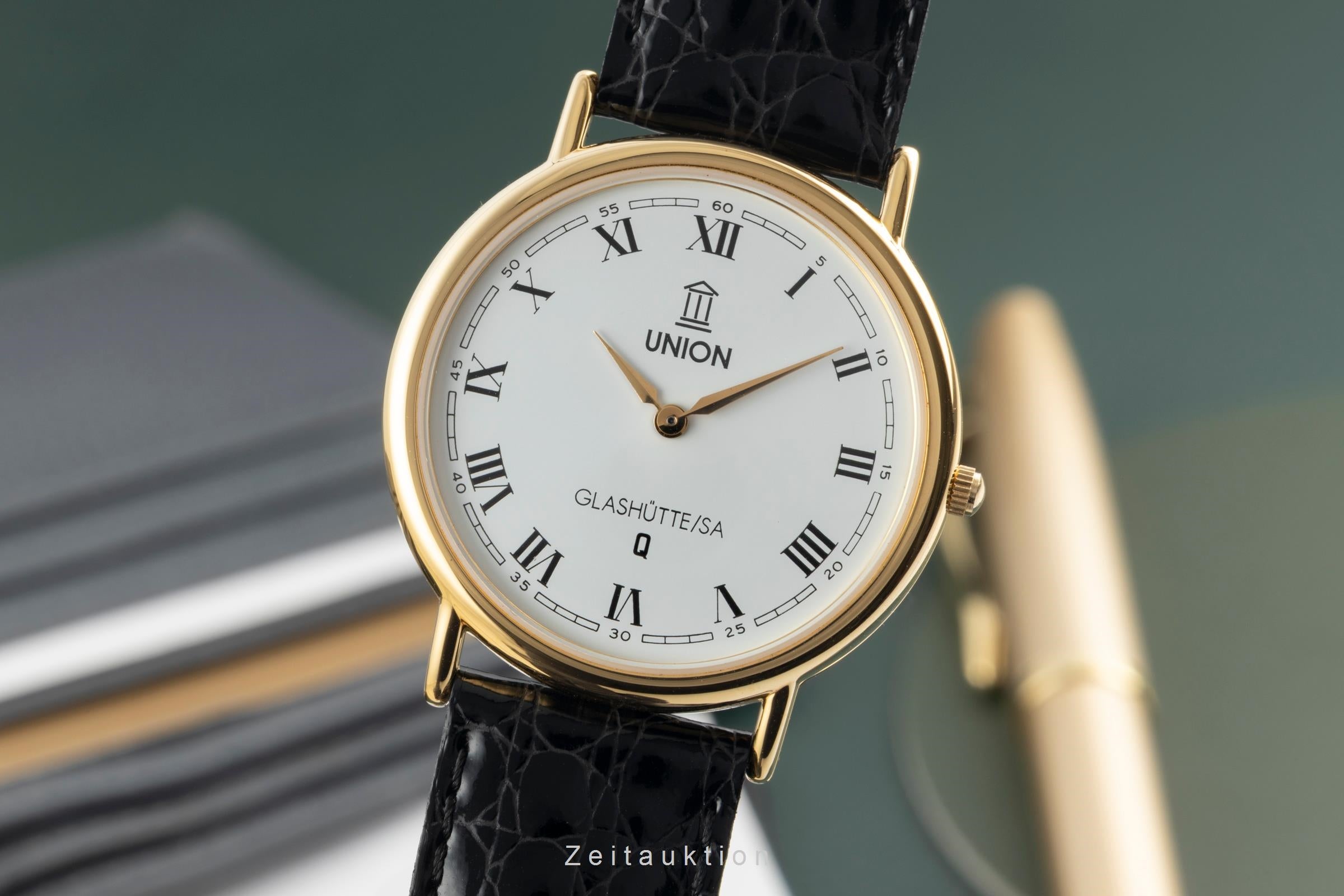 Union Glashütte latón bañado en oro cuarzo unisex 8939-03-03-00  [2603496]