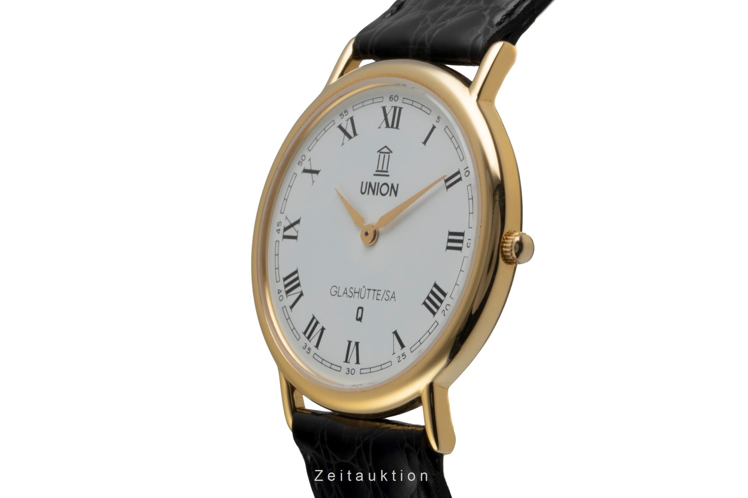 Union Glashütte latón bañado en oro cuarzo unisex 8939-03-03-00  [2603496]