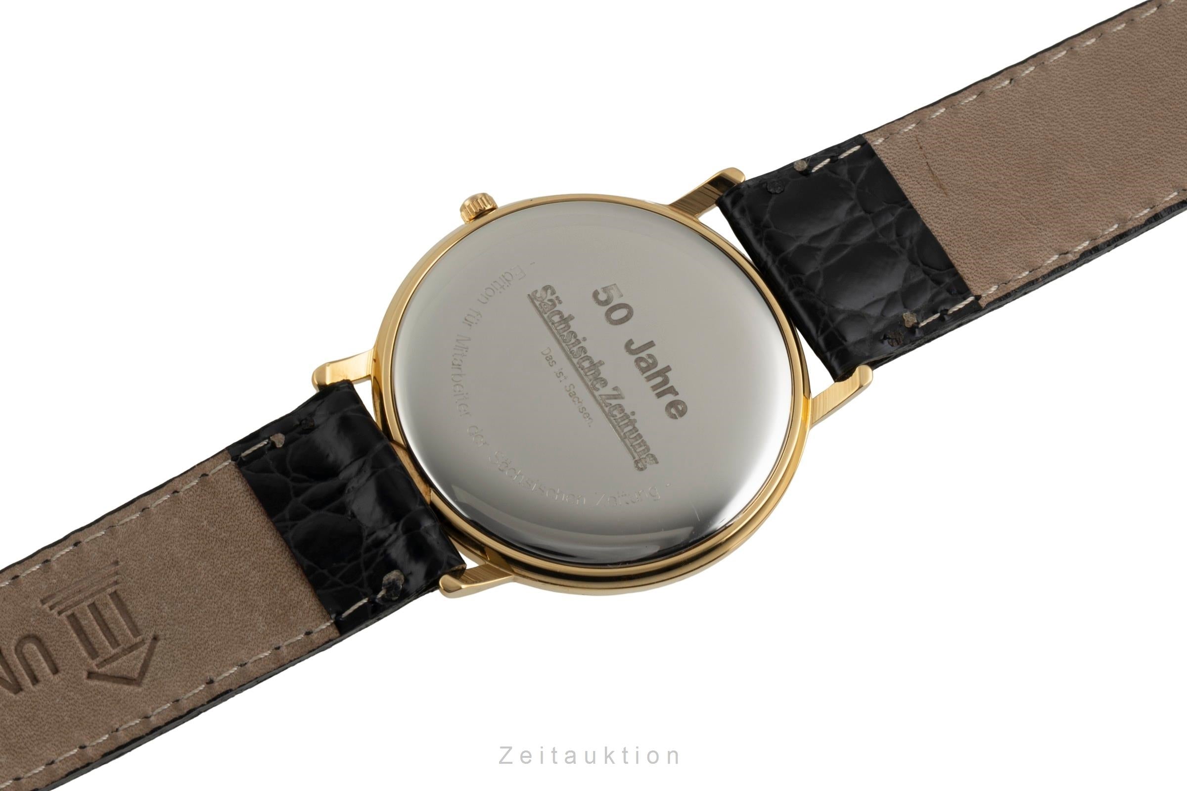 Union Glashütte latón bañado en oro cuarzo unisex 8939-03-03-00  [2603496]