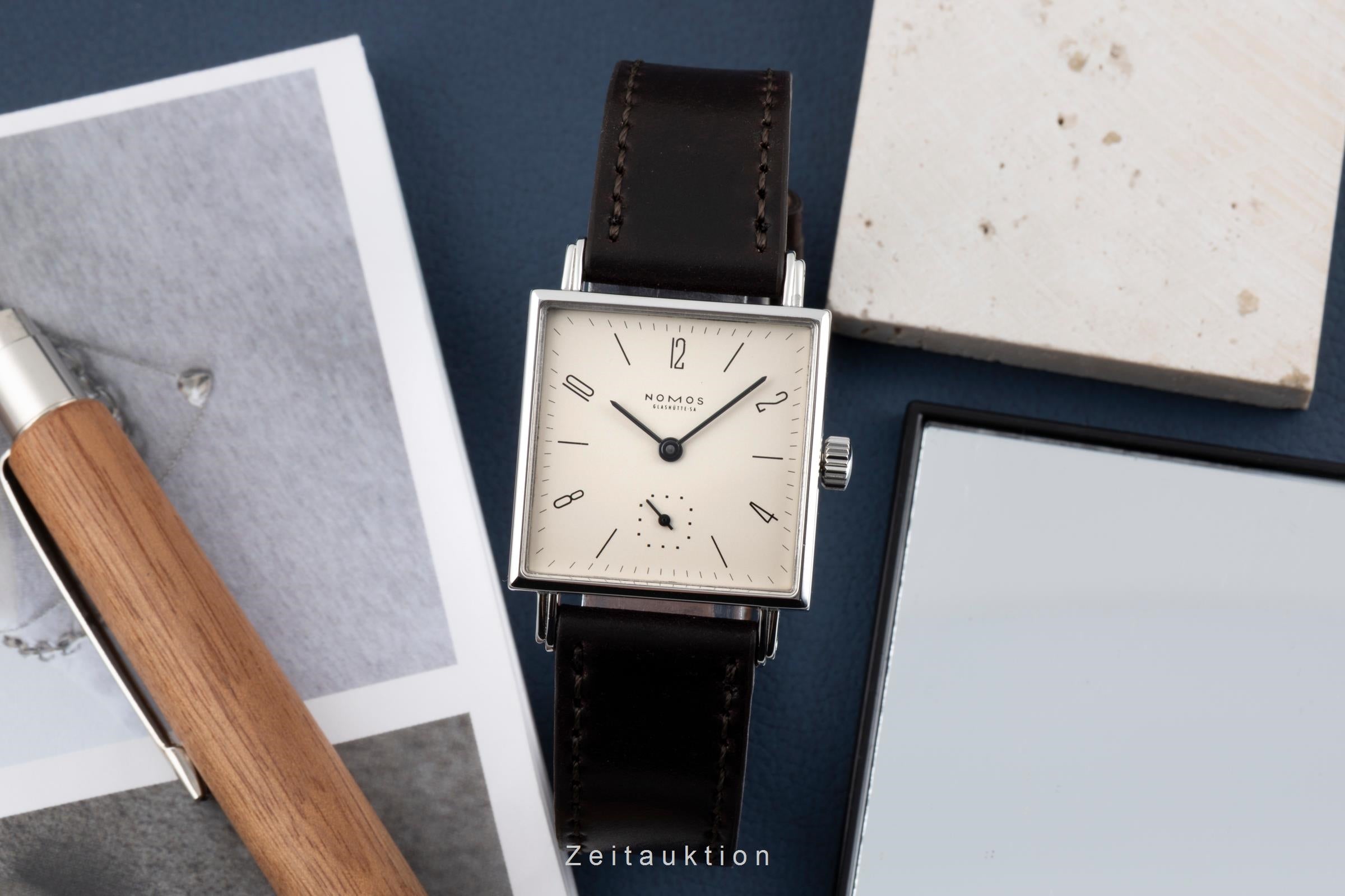 Nomos Tetra acero cuerda manual reloj para caballeros  [2603499]