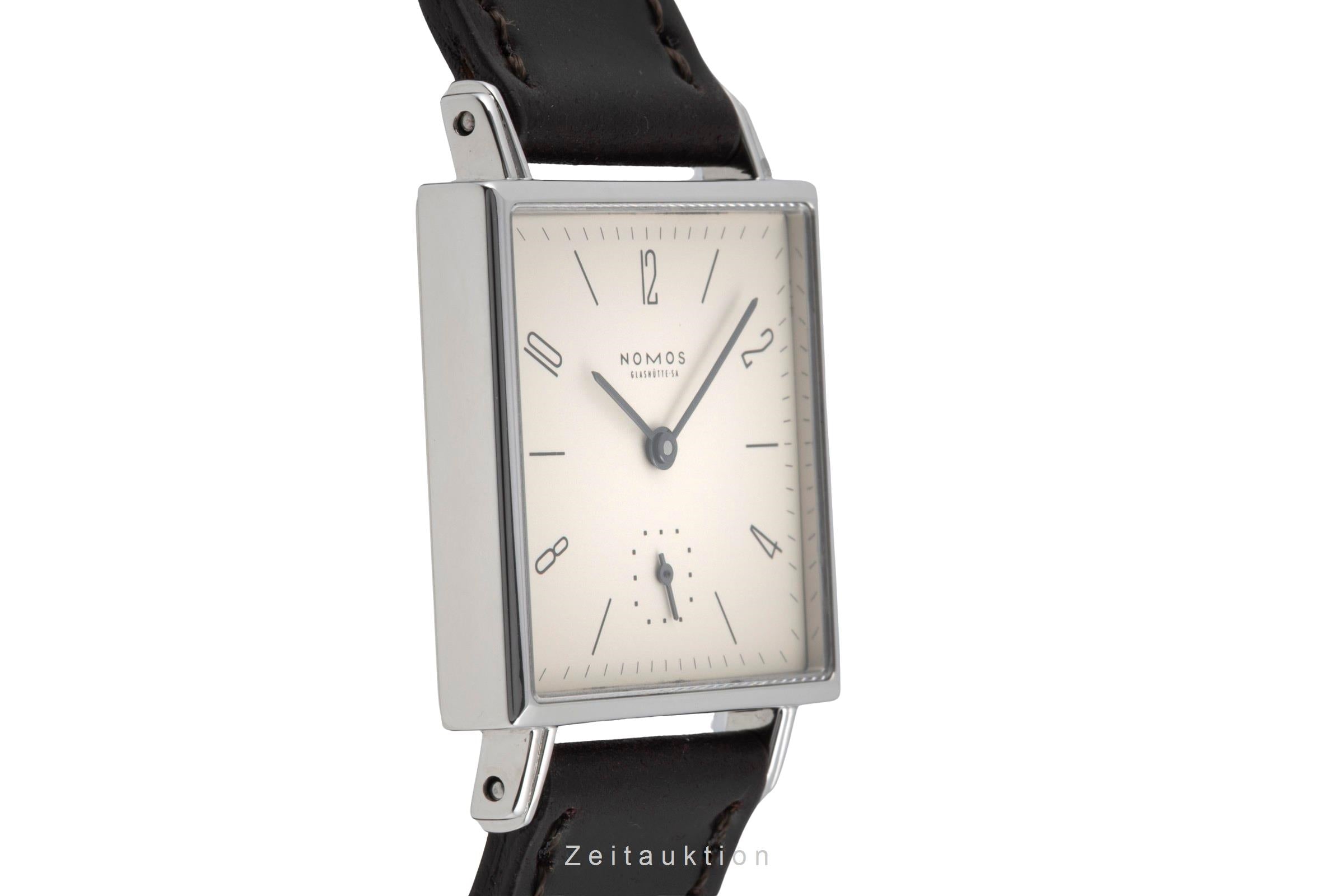 Nomos Tetra acero cuerda manual reloj para caballeros  [2603499]