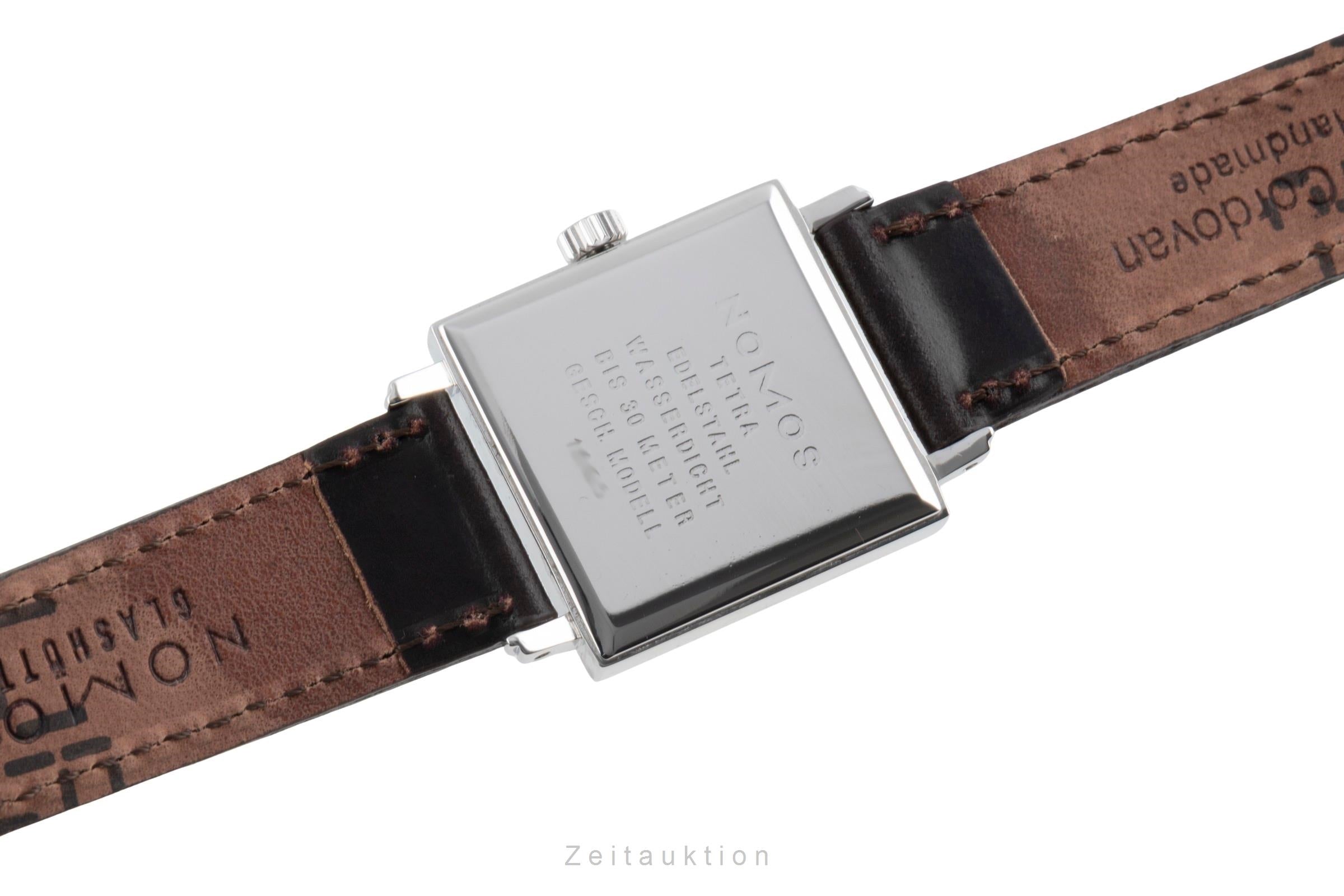Nomos Tetra acero cuerda manual reloj para caballeros  [2603499]