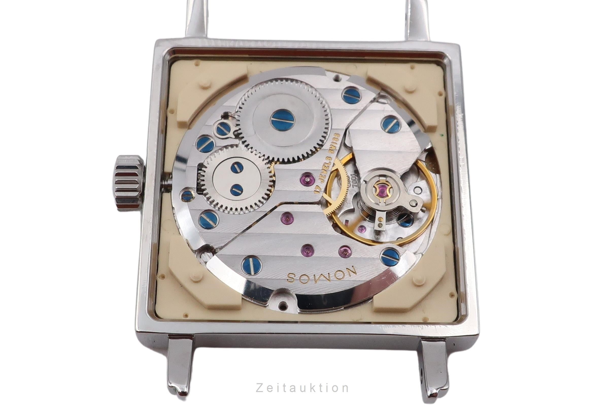 Nomos Tetra acero cuerda manual reloj para caballeros  [2603499]