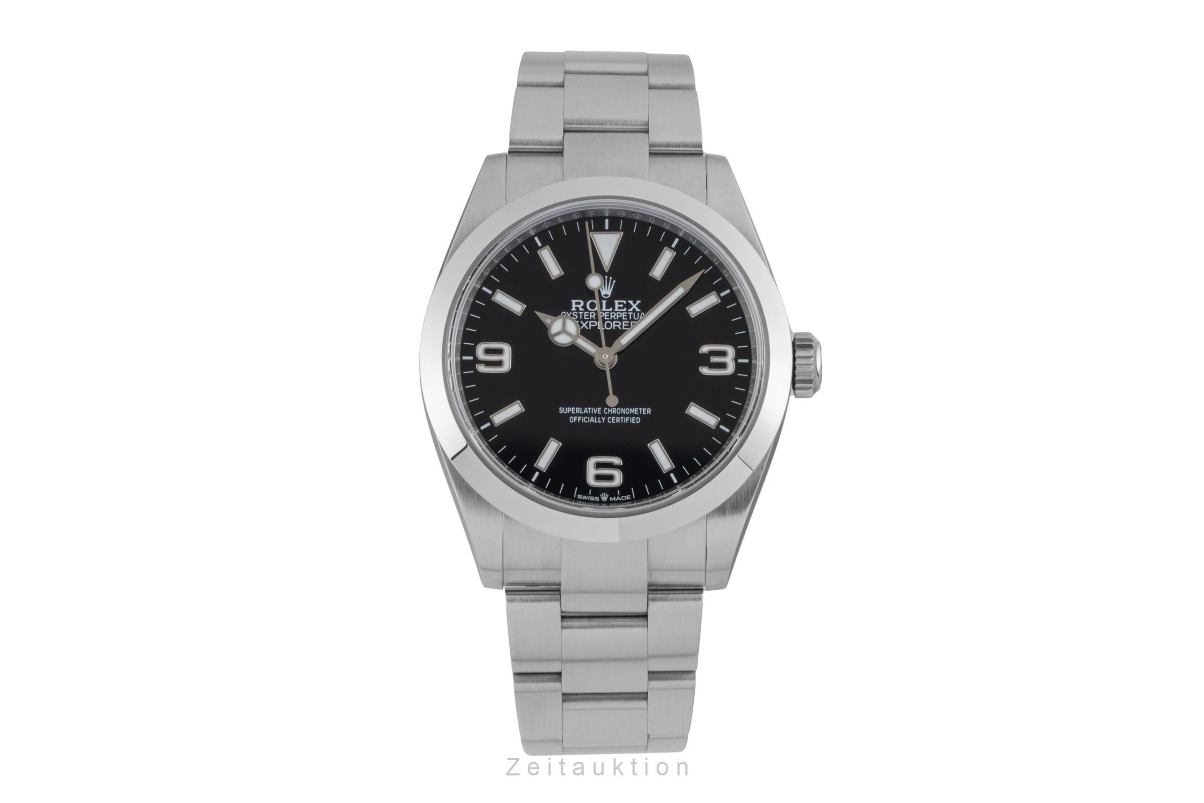 Rolex Explorer steel automatic men's watch 224270  [2603501]