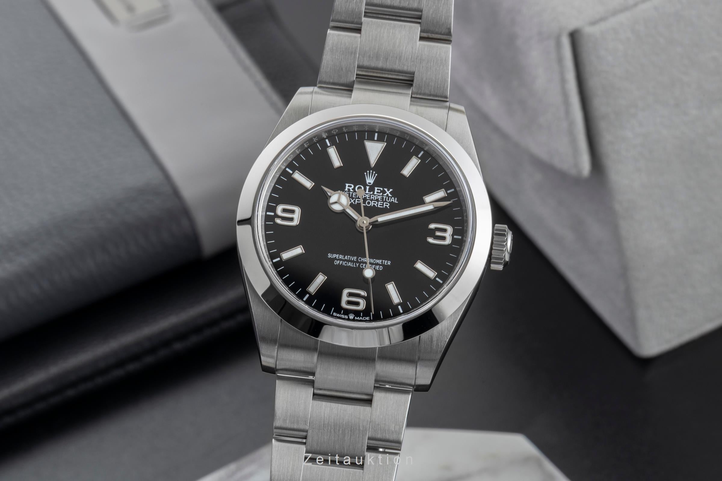 Rolex Explorer steel automatic men's watch 224270  [2603501]