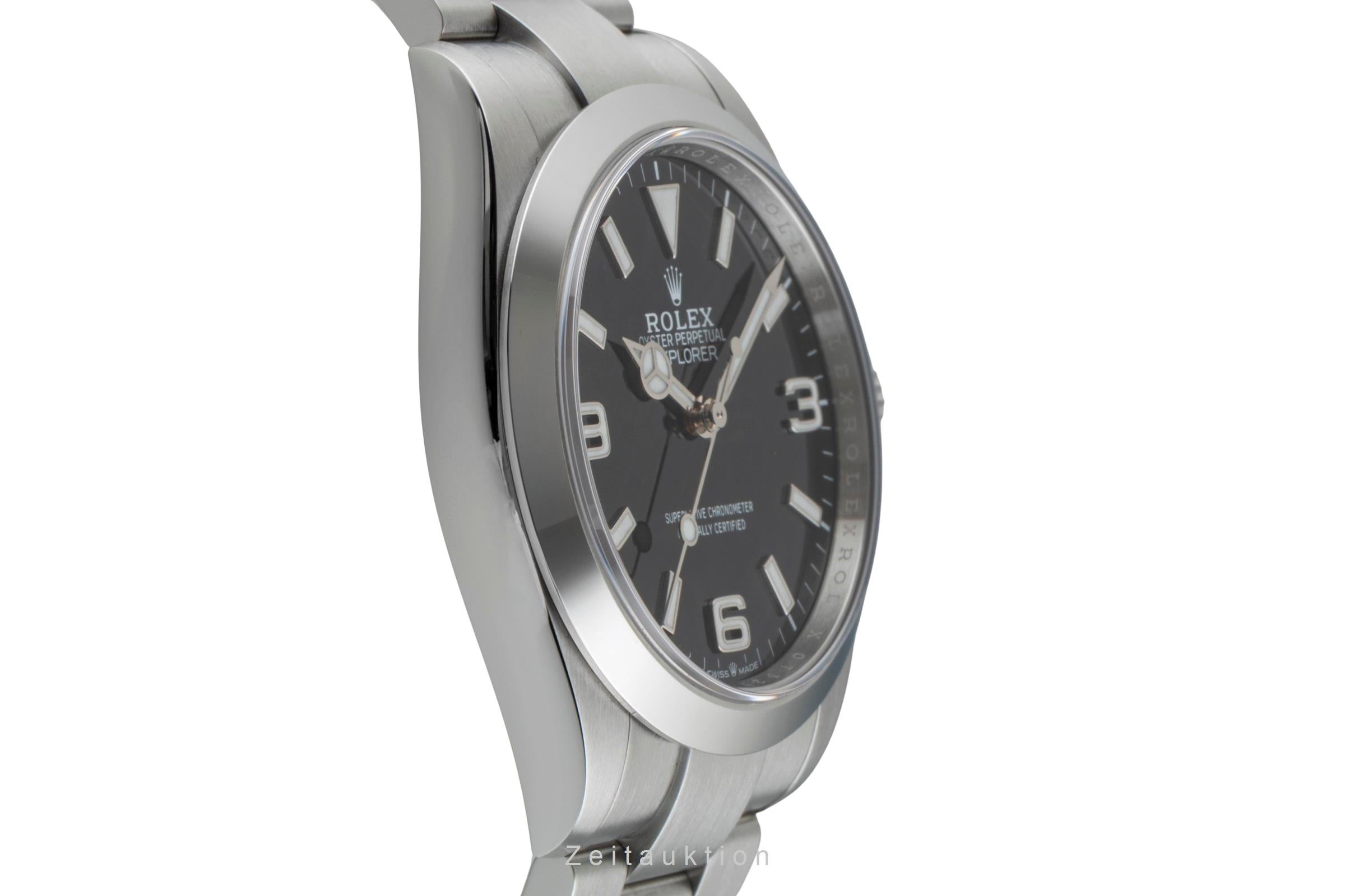 Rolex Explorer steel automatic men's watch 224270  [2603501]