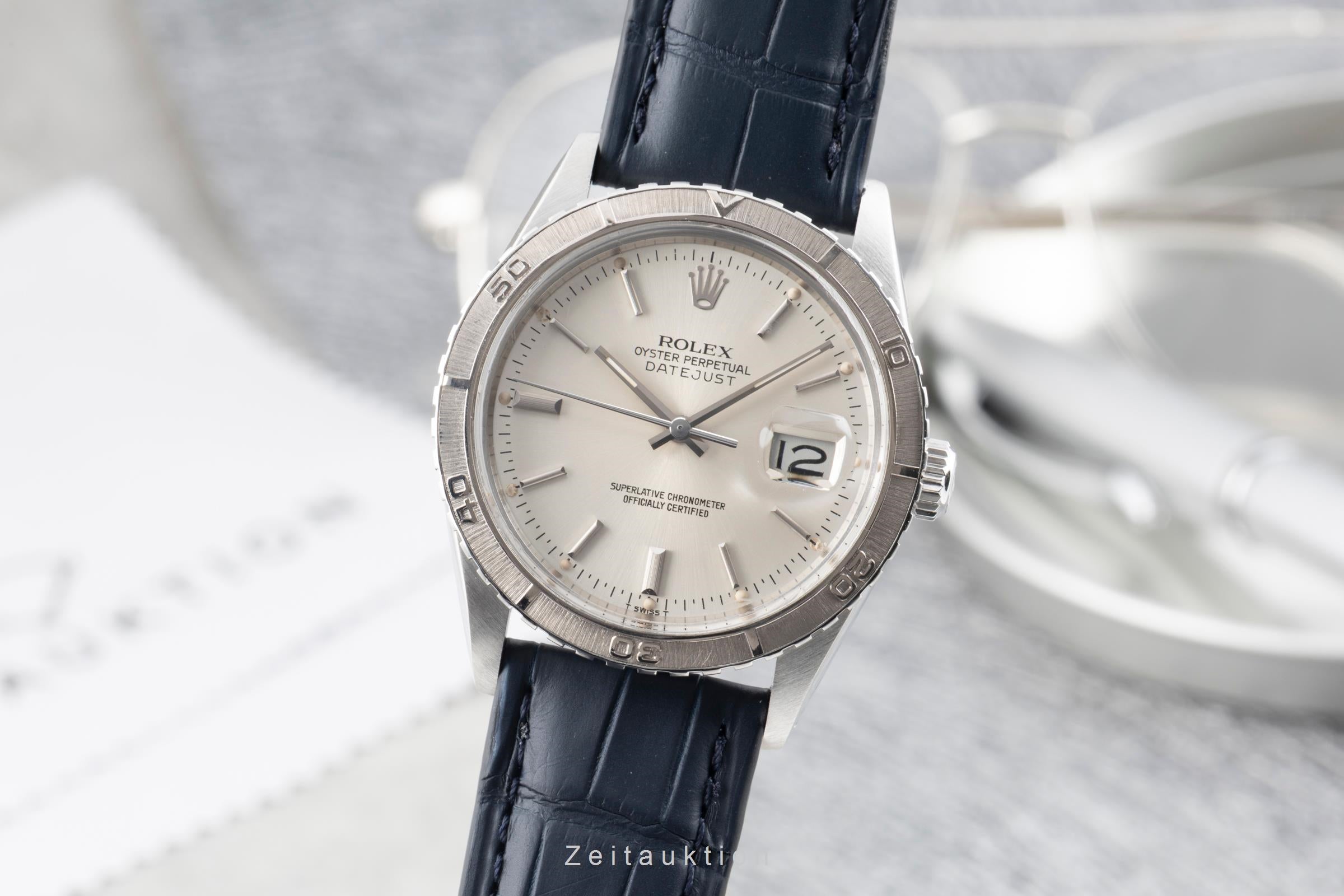 Rolex Datejust acero / oro blanco automático reloj para caballeros 16250 Vintage  [2603502]