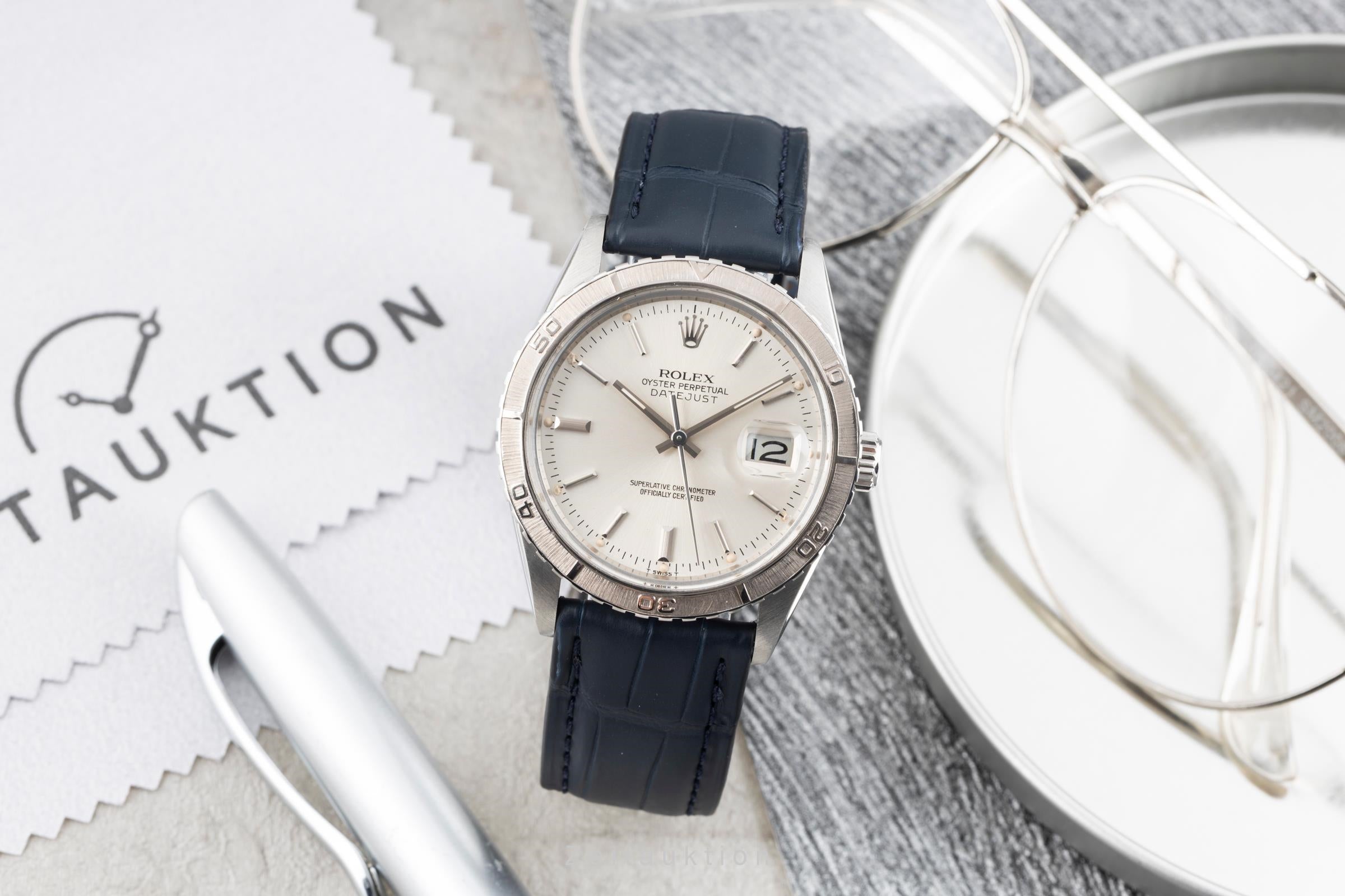 Rolex Datejust acero / oro blanco automático reloj para caballeros 16250 Vintage  [2603502]