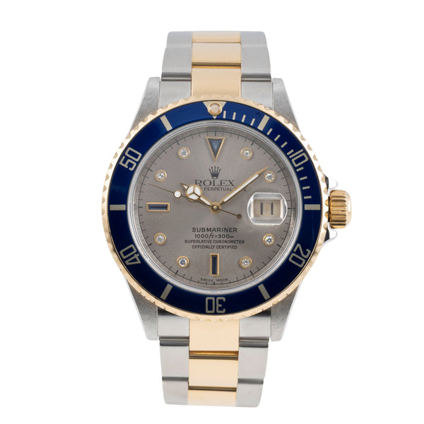 Rolex Submariner acciaio / oro automatismo orologio da uomo 16613  [2603503]