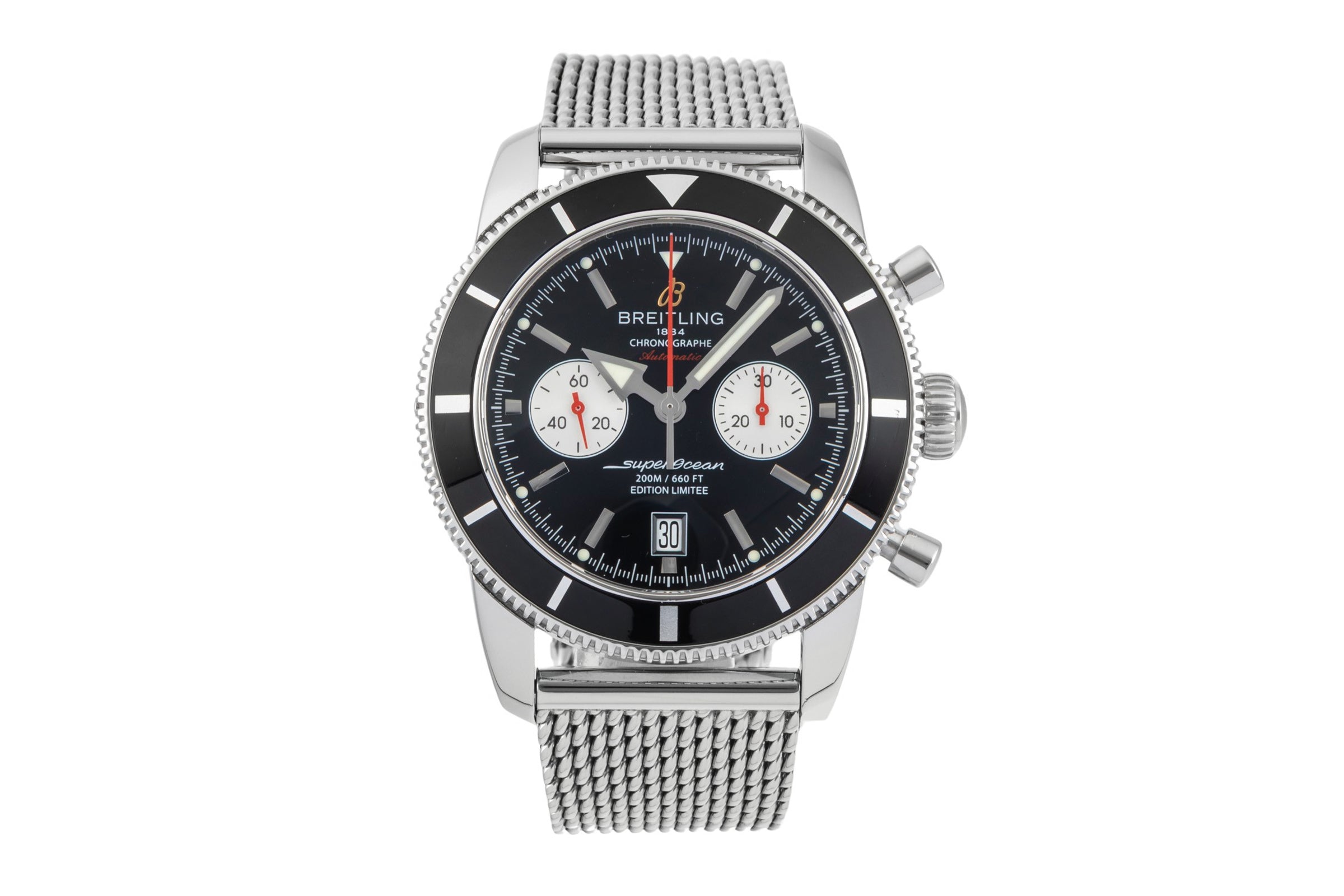 Breitling Superocean chronograph steel automatic men's watch A23320  [2603509]