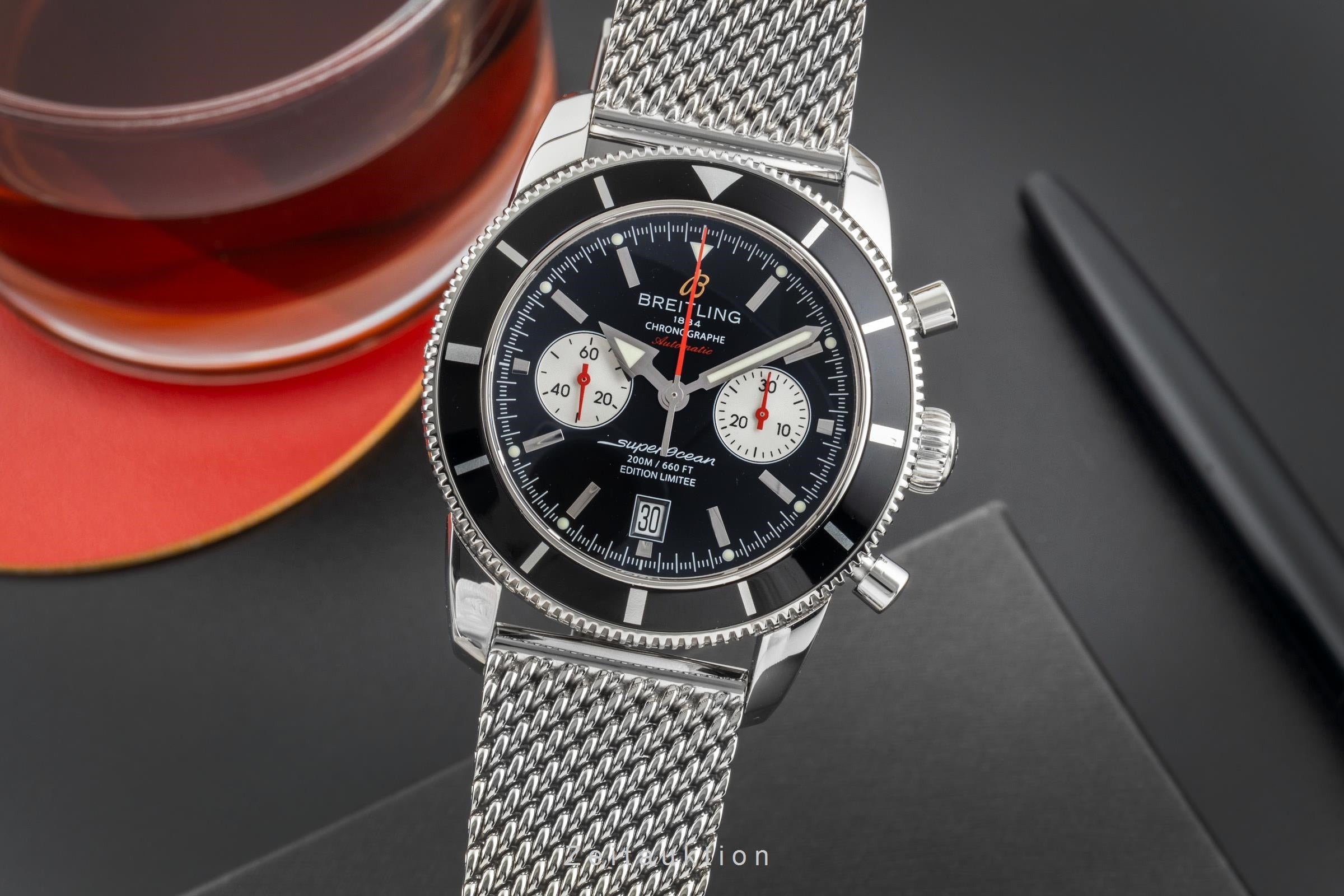 Breitling Superocean chronograph steel automatic men's watch A23320  [2603509]