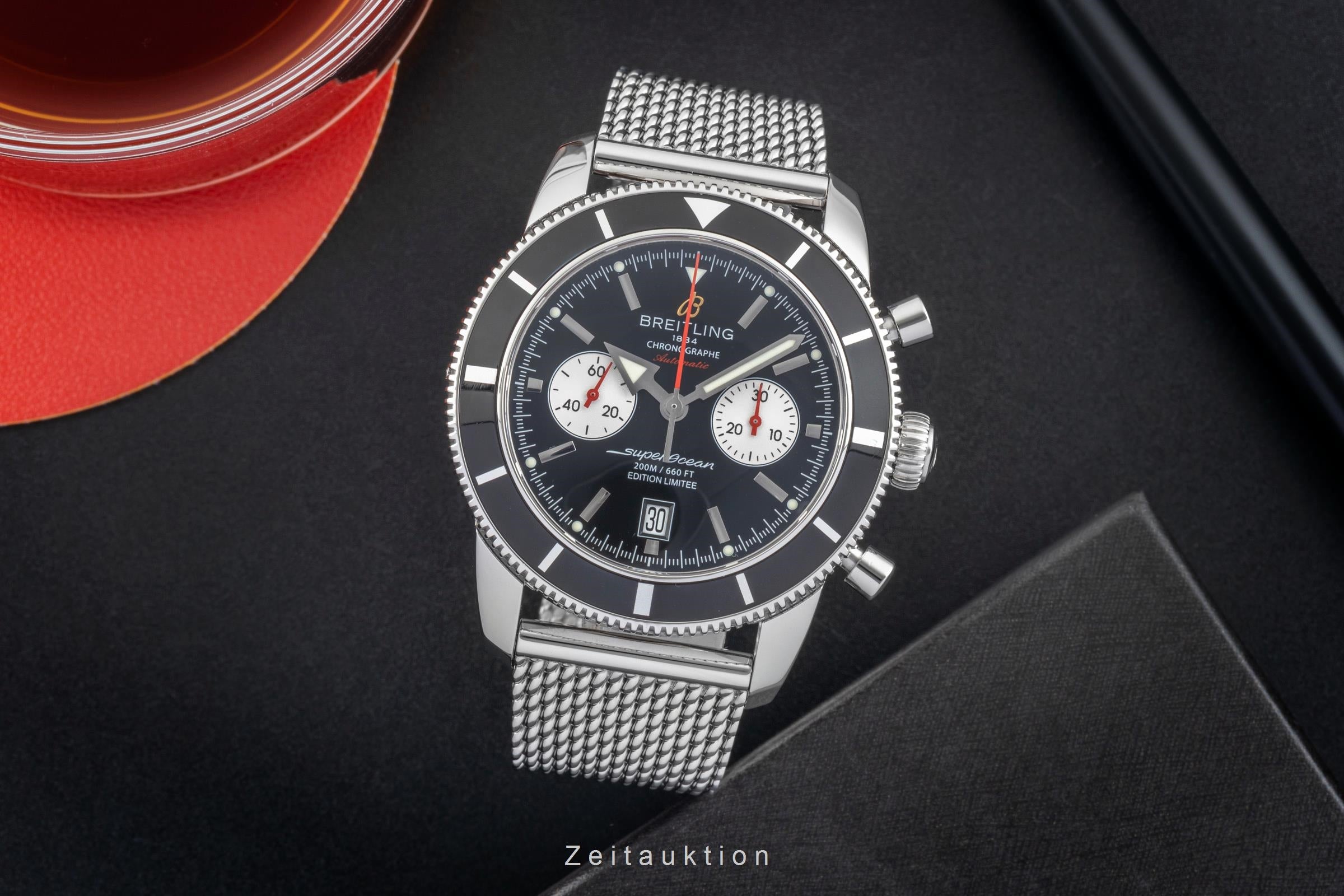 Breitling Superocean chronograph steel automatic men's watch A23320  [2603509]