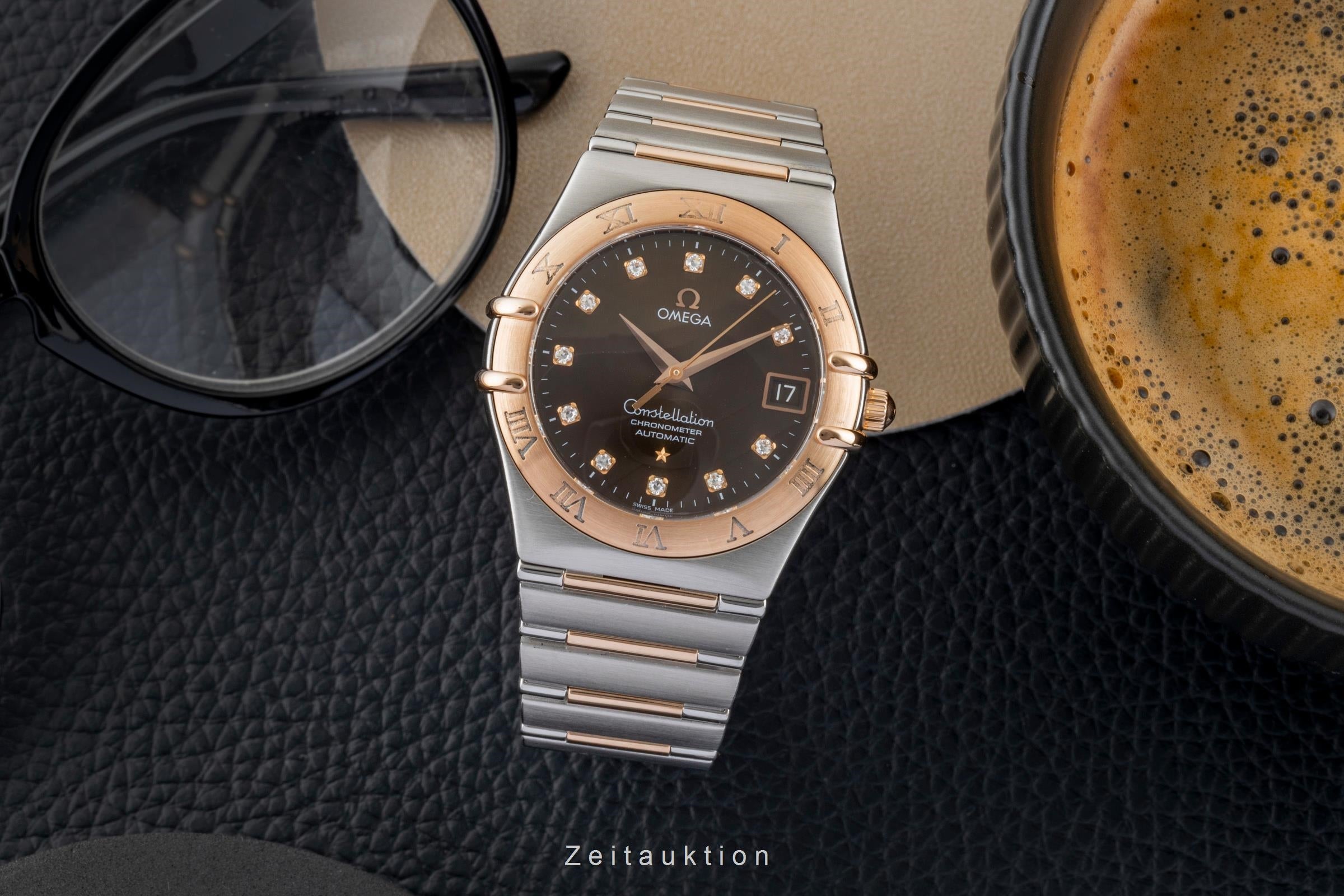 Omega Constellation acciaio / oro automatismo unisex 1301.60.00  [2603510]