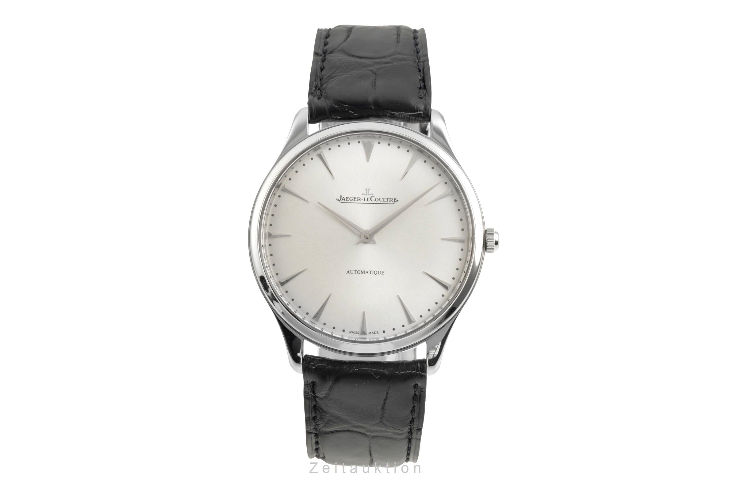 Jaeger LeCoultre Master Ultra Thin steel automatic men's watch Q1338421  [2603512]