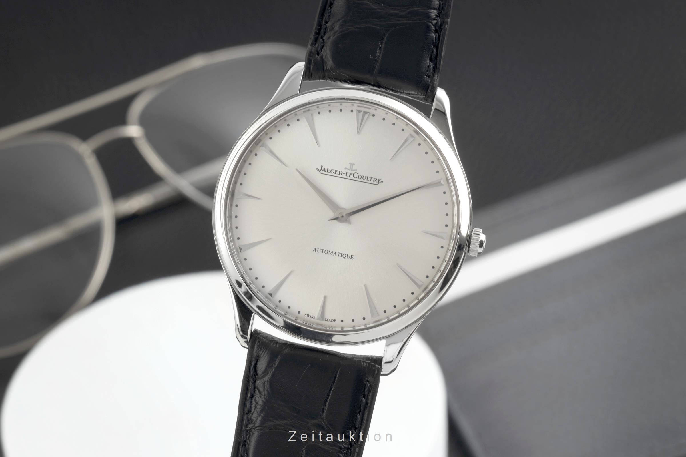 Jaeger LeCoultre Master Ultra Thin steel automatic men's watch Q1338421  [2603512]