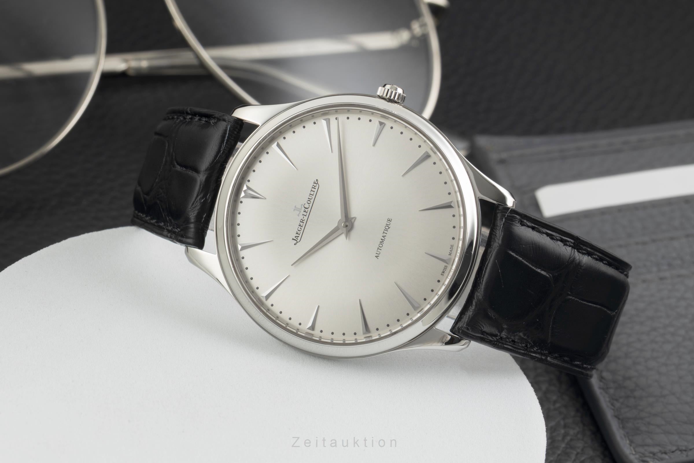 Jaeger LeCoultre Master Ultra Thin steel automatic men's watch Q1338421  [2603512]