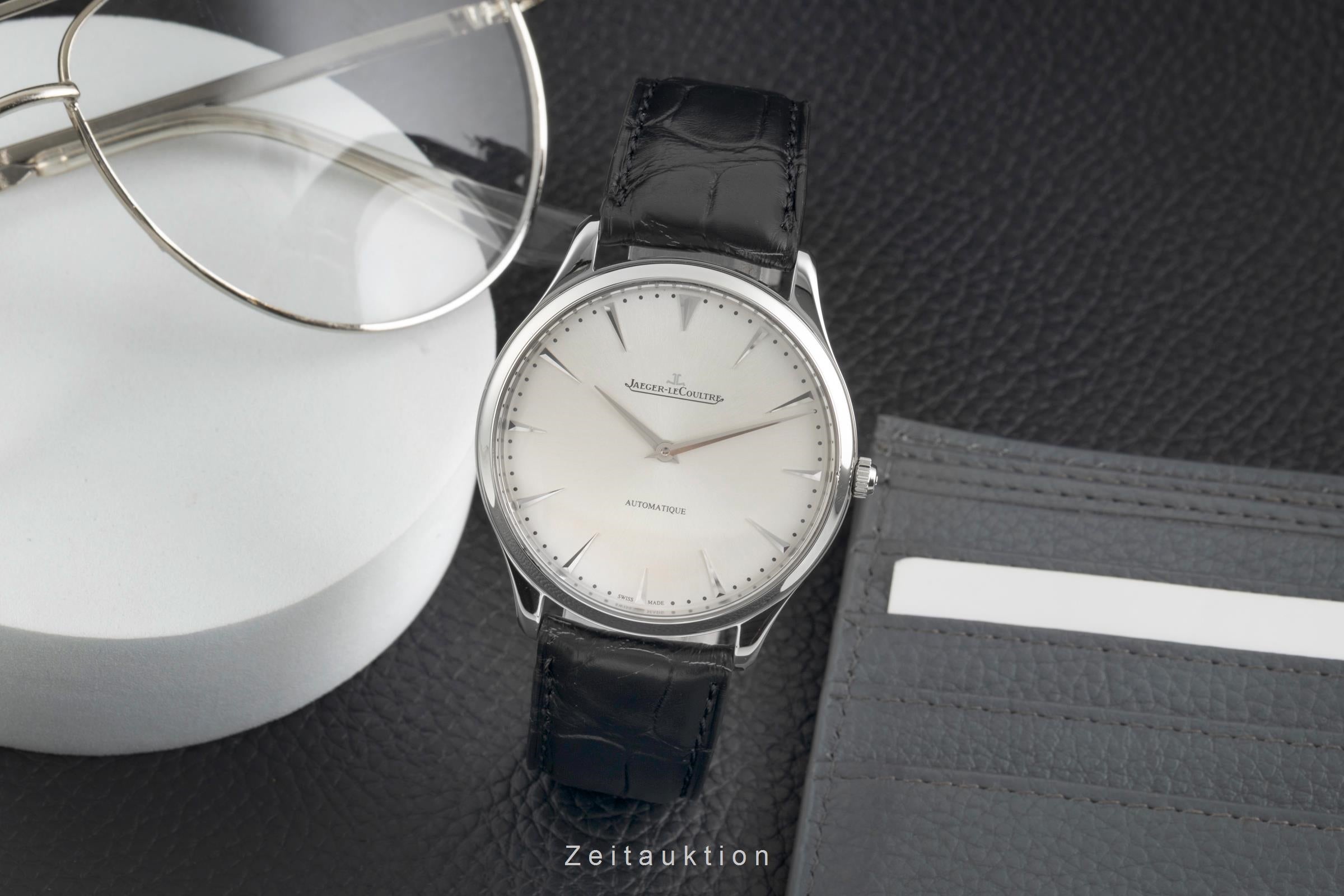Jaeger LeCoultre Master Ultra Thin steel automatic men's watch Q1338421  [2603512]