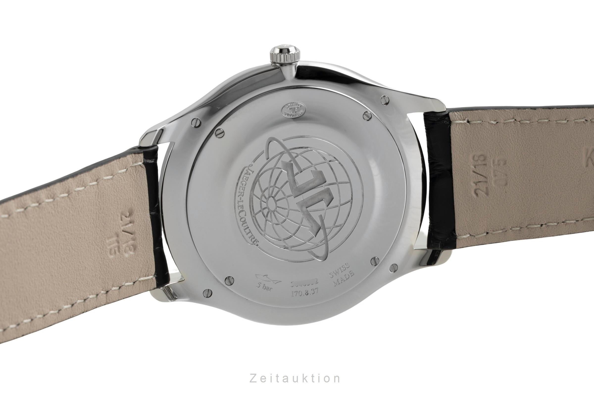 Jaeger LeCoultre Master Ultra Thin steel automatic men's watch Q1338421  [2603512]