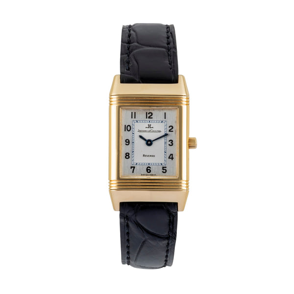 Jaeger LeCoultre Reverso oro 18 ct carica manuale orologio da donna Q2601120  [2603513]