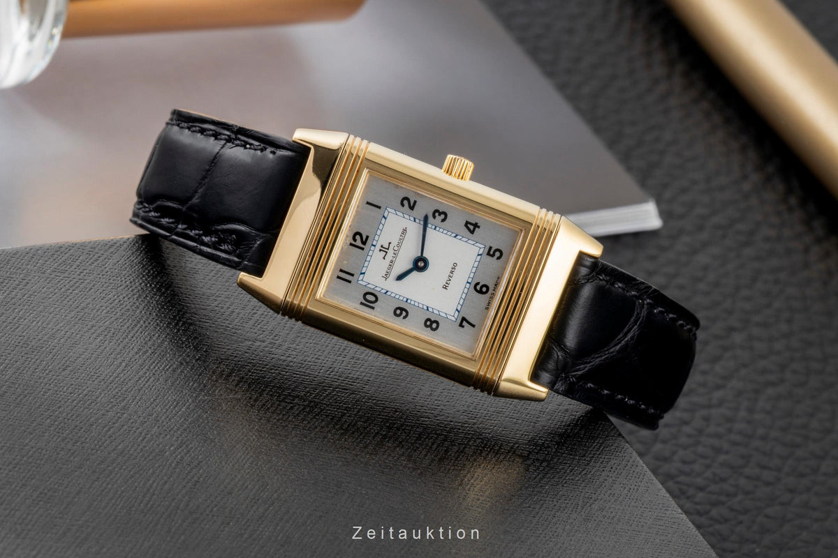 Jaeger LeCoultre Reverso oro 18 ct carica manuale orologio da donna Q2601120  [2603513]