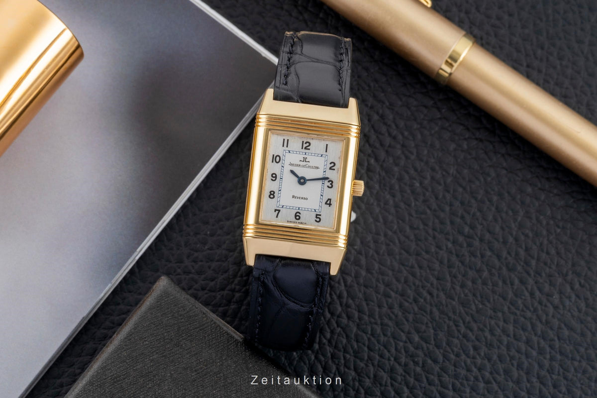 Jaeger LeCoultre Reverso oro 18 ct carica manuale orologio da donna Q2601120  [2603513]