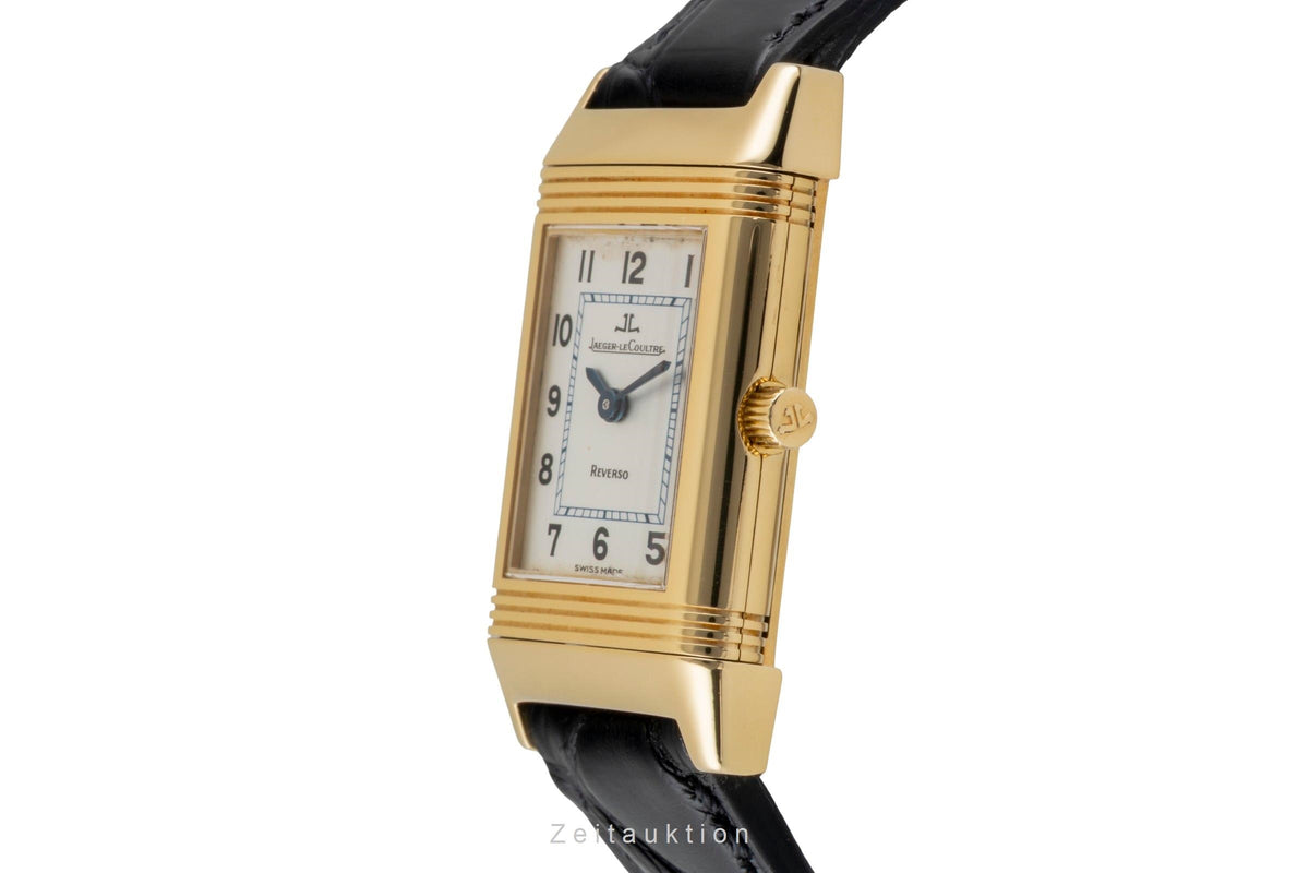 Jaeger LeCoultre Reverso oro 18 ct carica manuale orologio da donna Q2601120  [2603513]