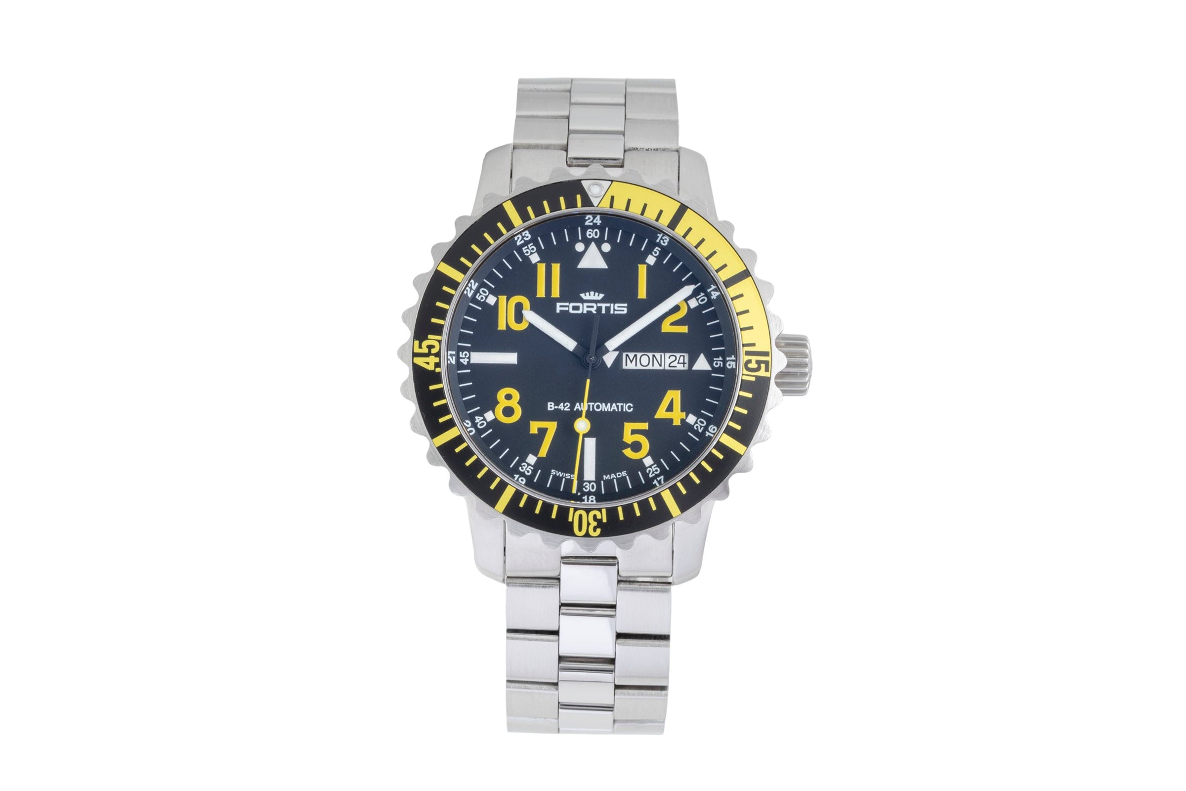 Fortis B-42 acero automático reloj para caballeros 670.24.14 K  [2603516]