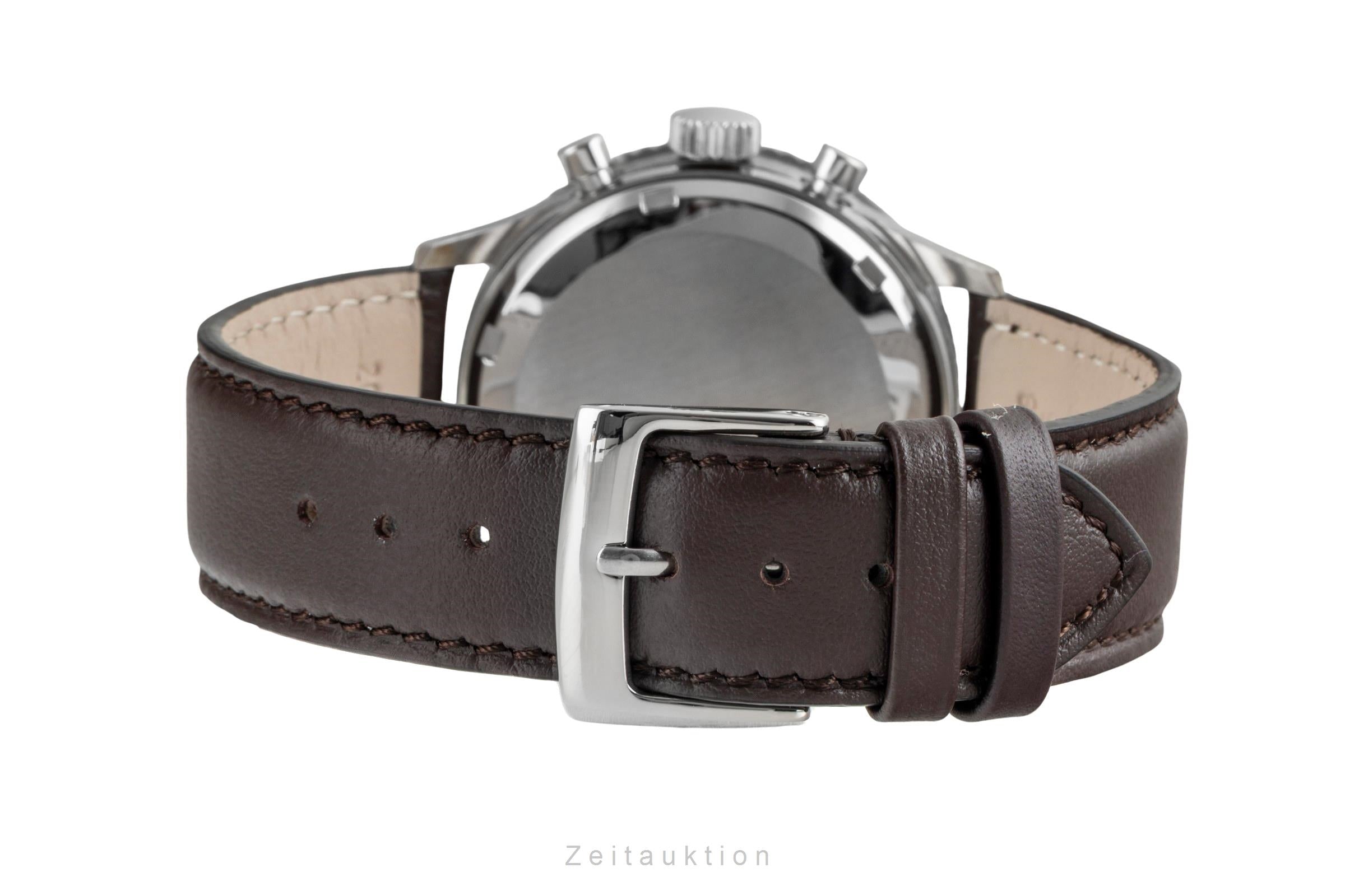 Gallet Multichron Pilot chronograph steel manual winding men's watch Vintage  [2603518]