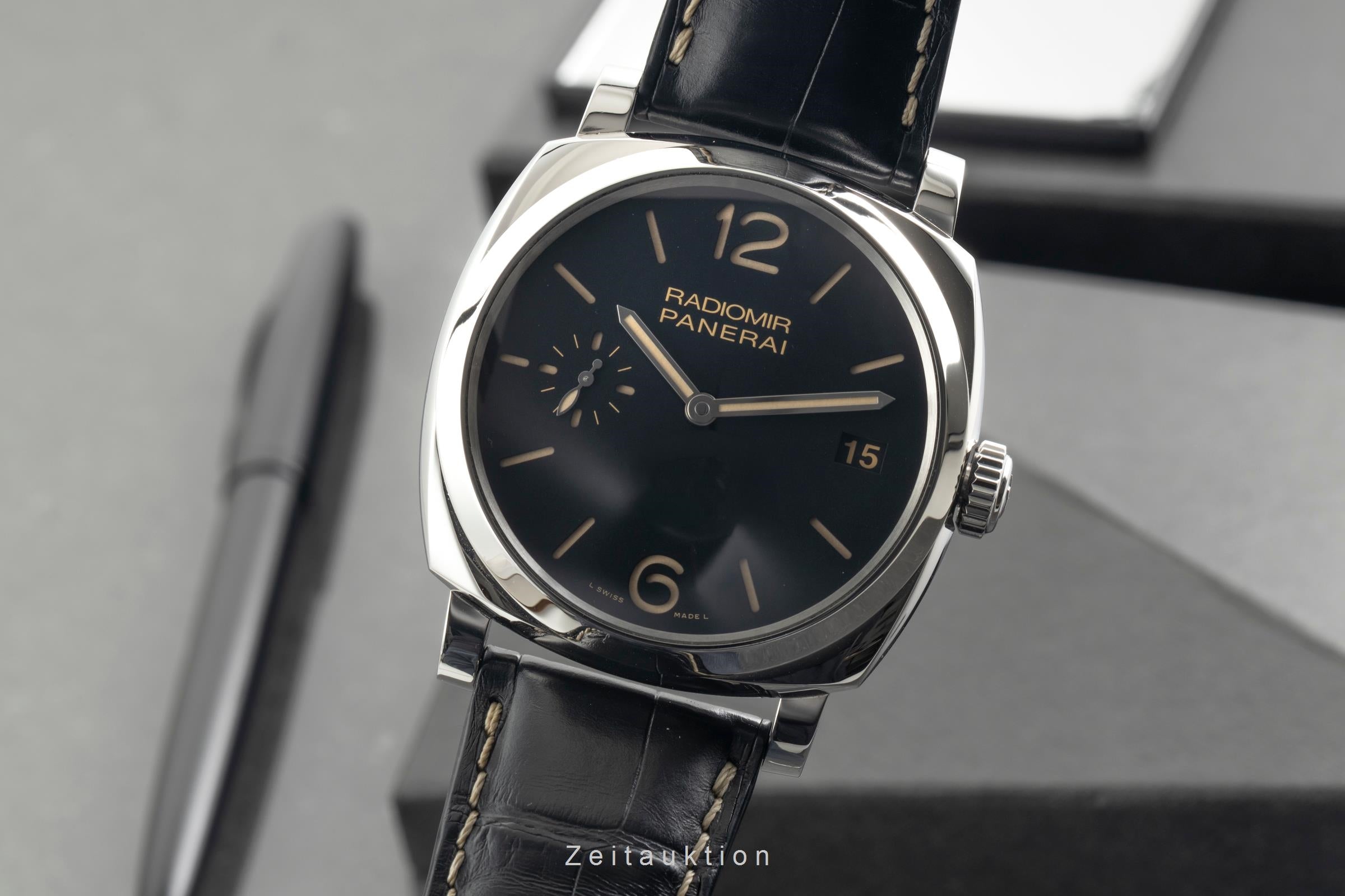 Panerai Radiomir steel manual winding men's watch PAM00514  [2603519]