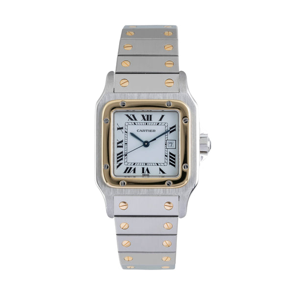 Cartier Santos steel / gold automatic men's watch 2961  [2603521]