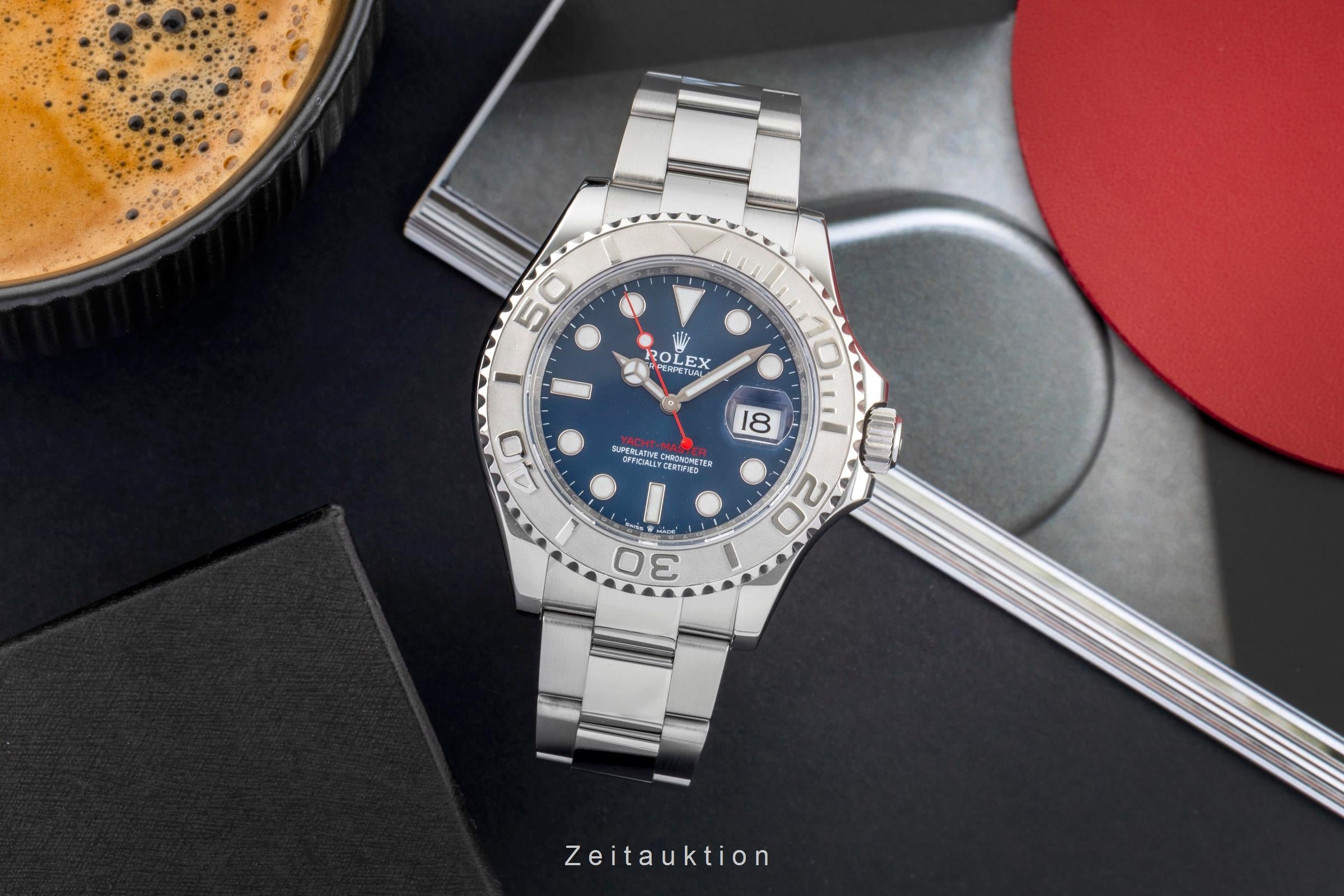 Rolex Yacht-Master steel / platinium automatic men's watch M126622-0002  [2603524]