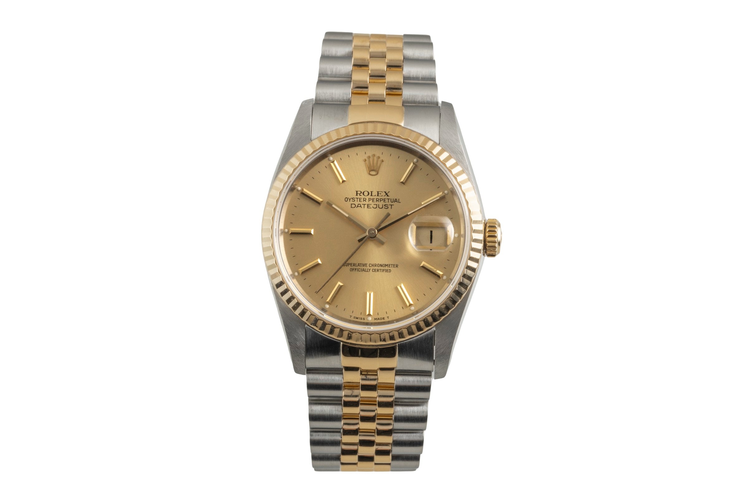 Rolex Datejust acciaio / oro automatismo orologio da uomo 16233  [2603526]