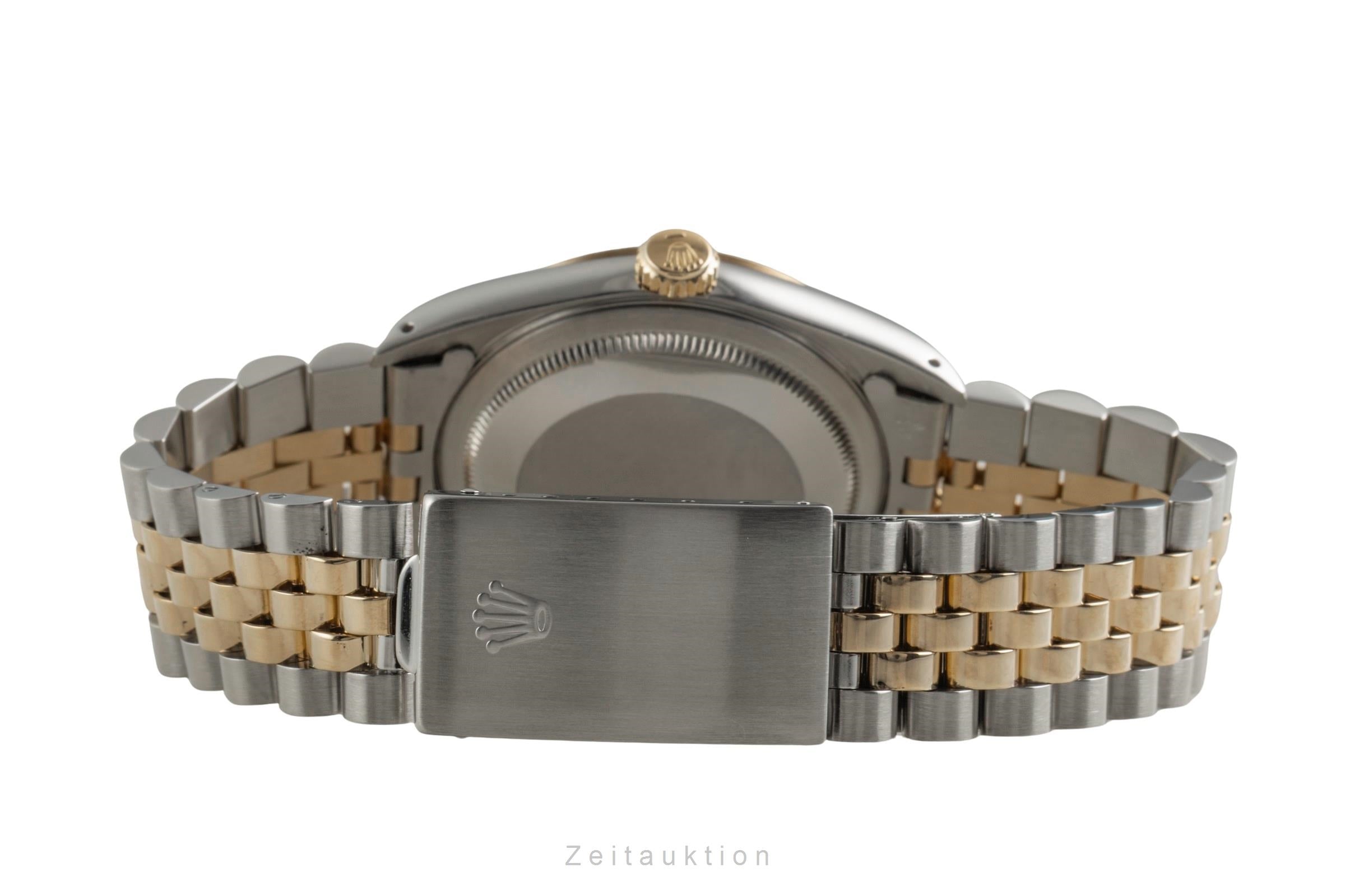Rolex Datejust 36 Stahl / Gold  Automatik Herrenuhr Ref 16233 Box & Papiere 1990 [2603526]