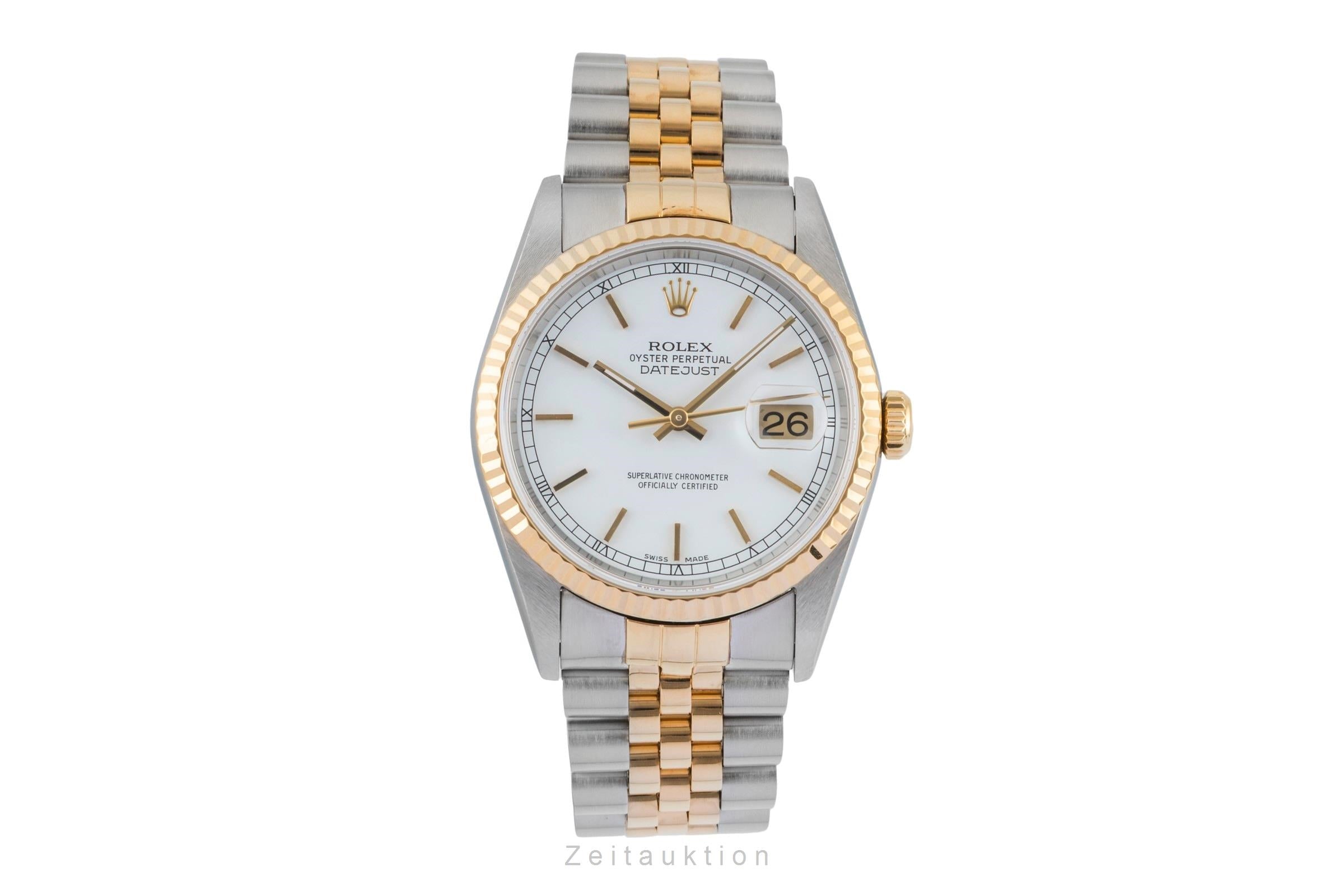 Rolex Datejust steel / gold automatic men's watch 16233  [2603534]