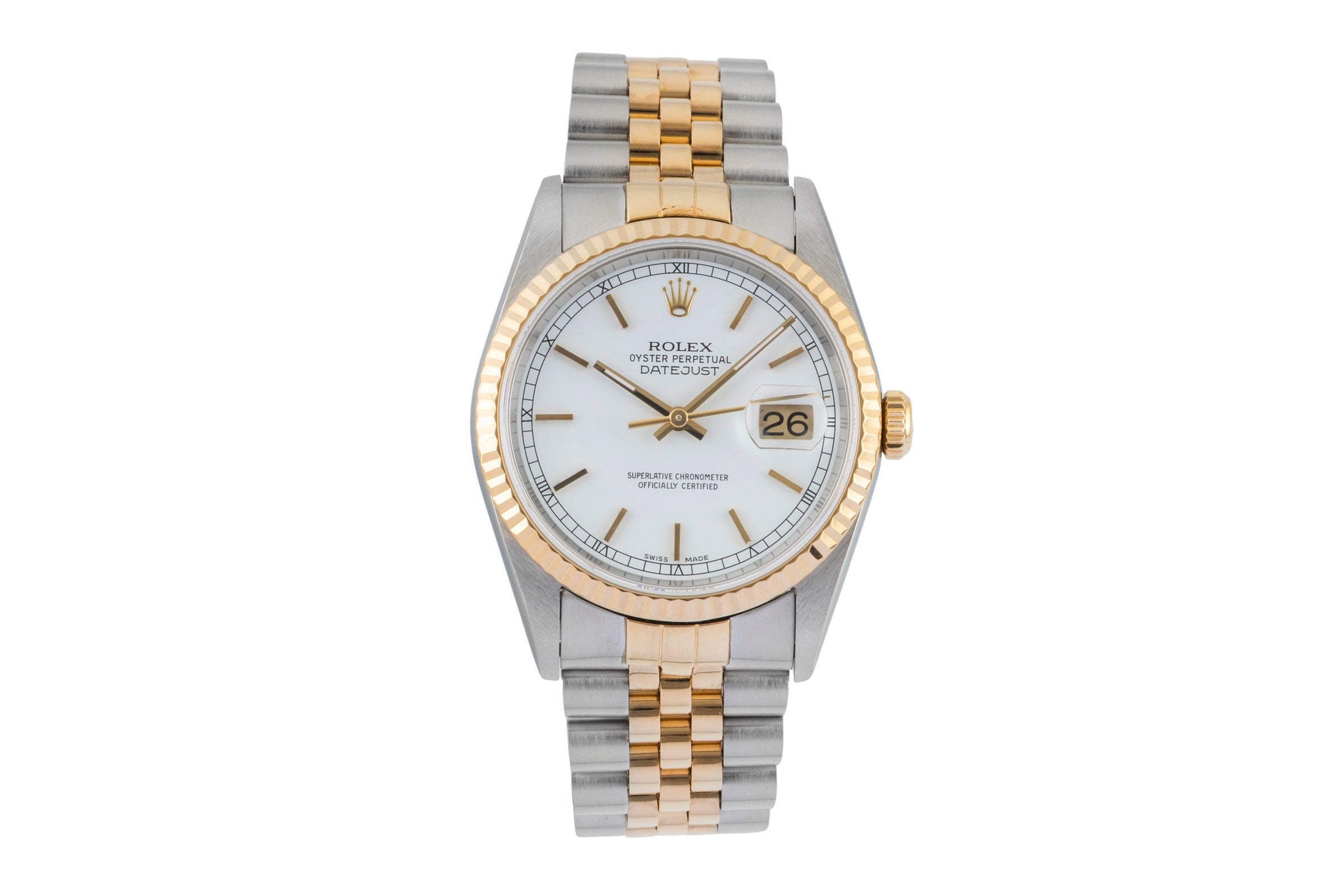 Rolex Datejust steel / gold automatic men's watch 16233  [2603534]