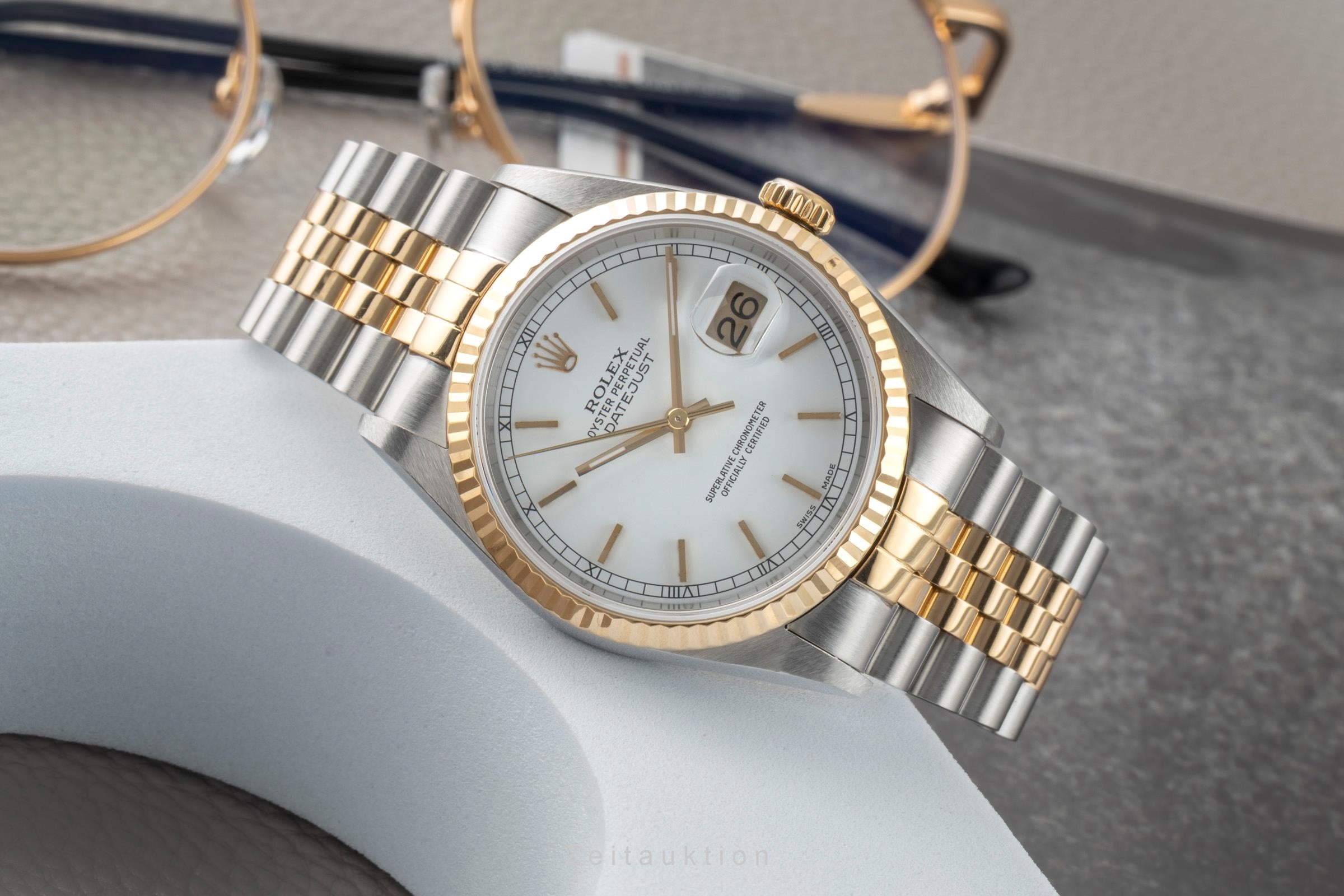 Rolex Datejust steel / gold automatic men's watch 16233  [2603534]