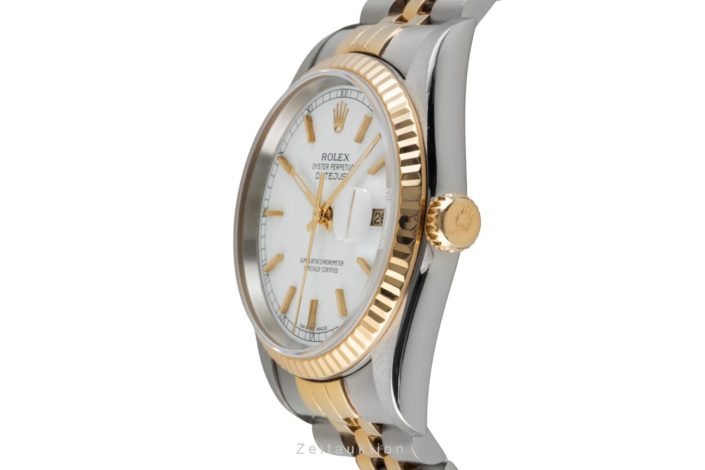 Rolex Datejust steel / gold automatic men's watch 16233  [2603534]