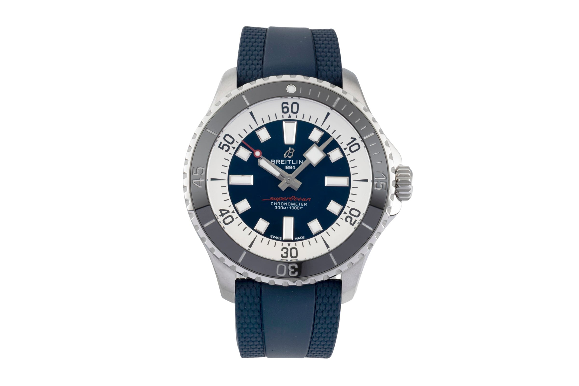 Breitling Superocean acier automatique montre pour hommes A17376 LP: 5550EUR  [2603535]