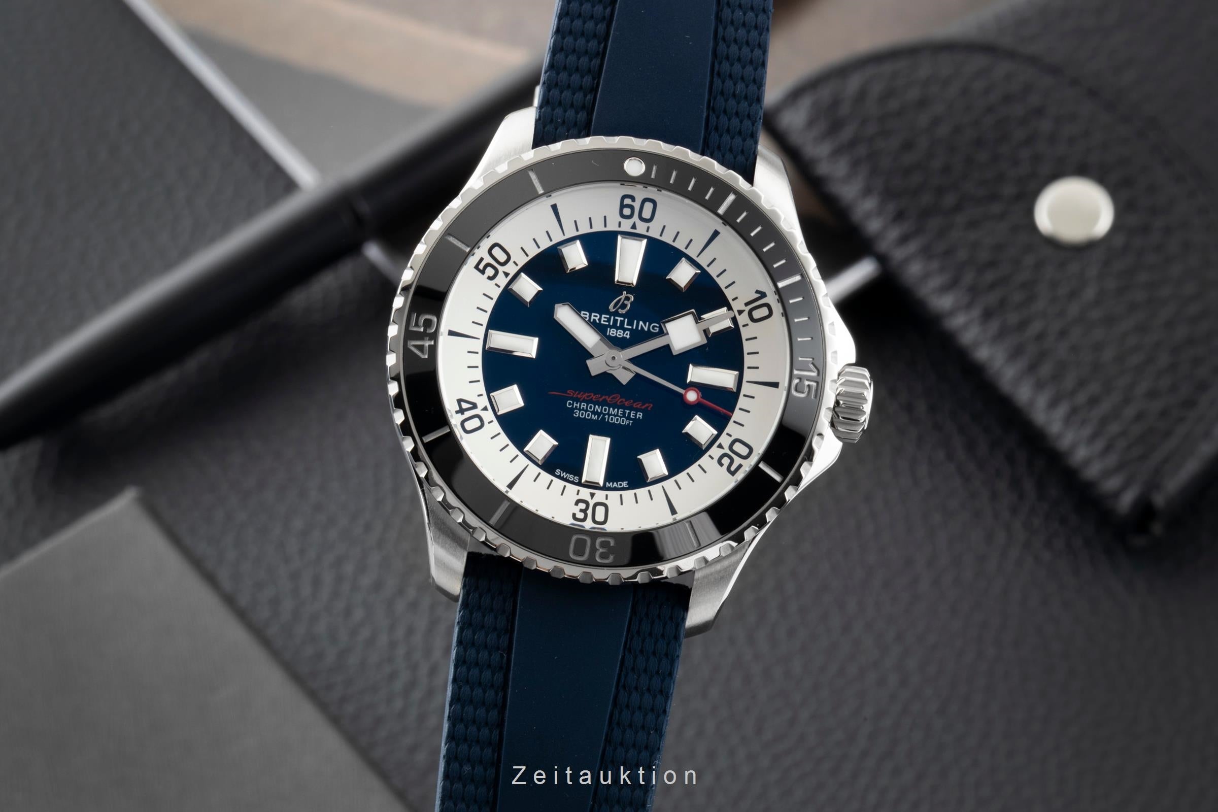 Breitling Superocean acier automatique montre pour hommes A17376 LP: 5550EUR  [2603535]