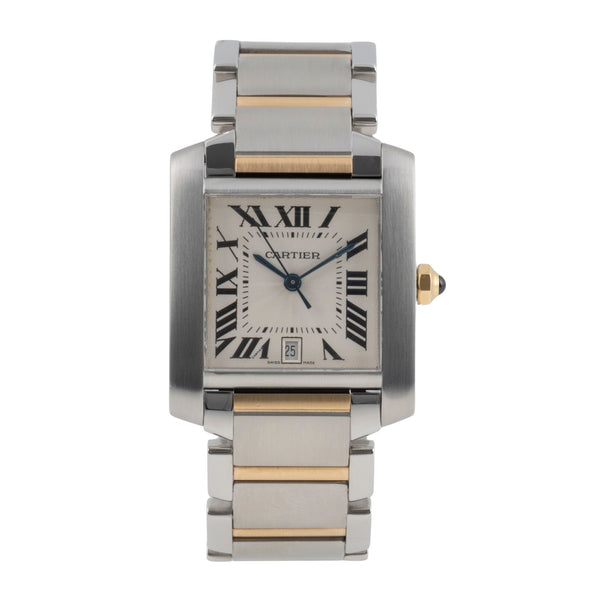 Cartier Tank Francaise acciaio / oro automatismo unisex W51005Q4  [2603538]