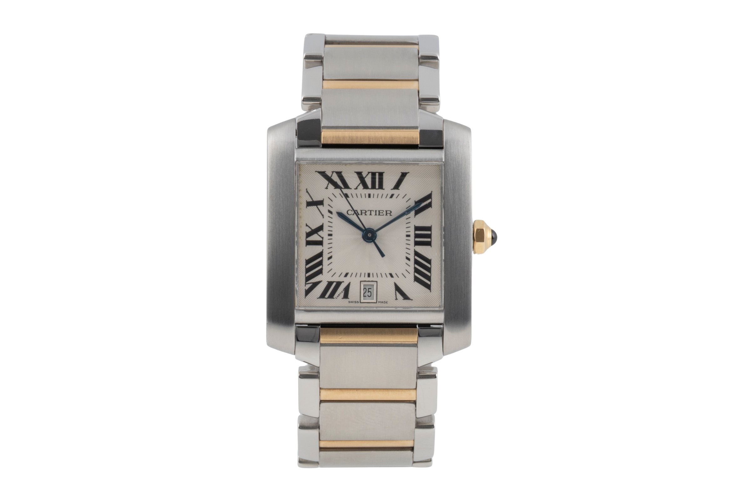 Cartier Tank Francaise acier / or  automatique unisexe W51005Q4  [2603538]
