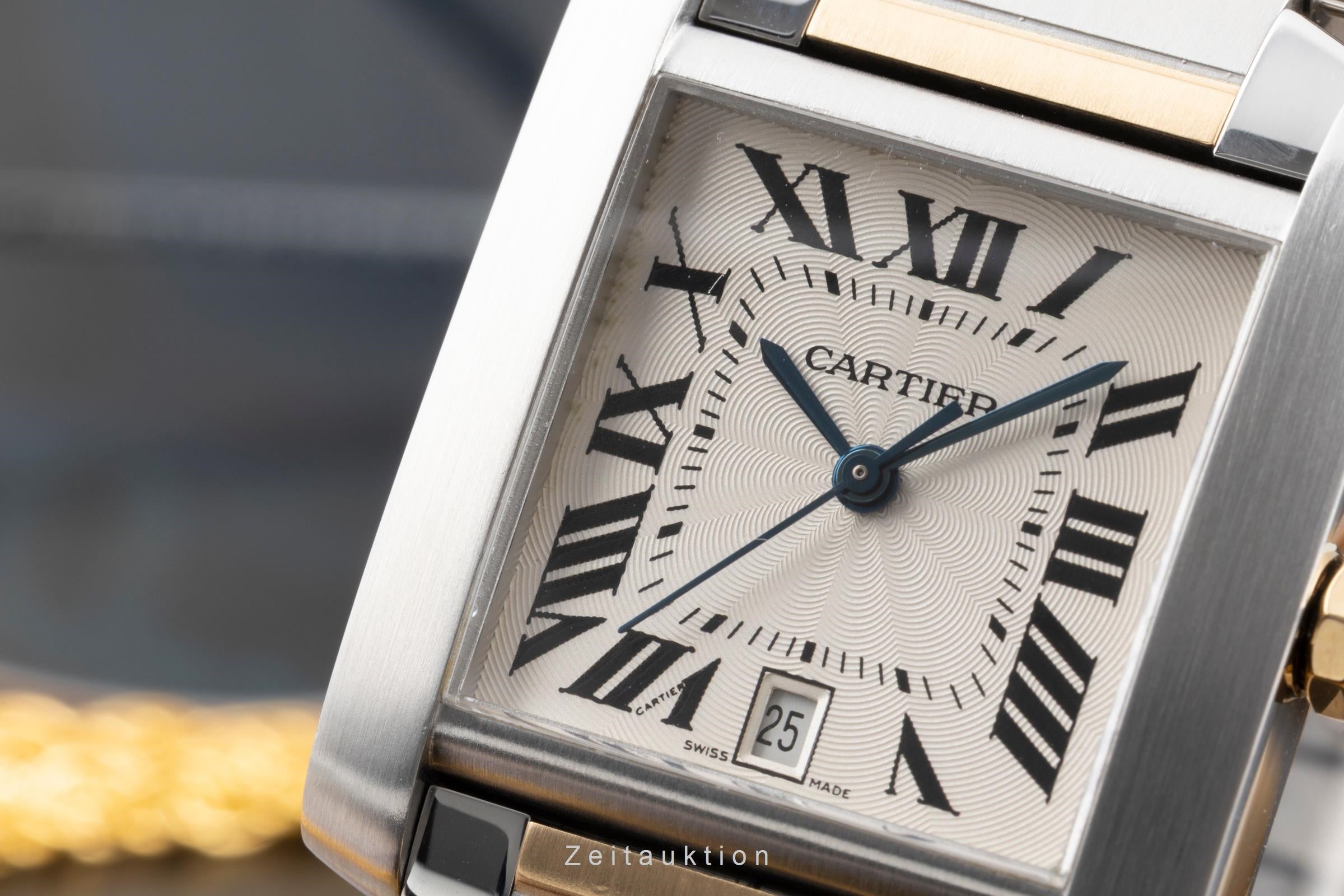 Cartier Tank Francaise acciaio / oro automatismo unisex W51005Q4  [2603538]