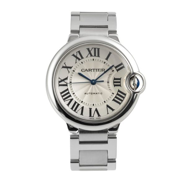 Cartier Ballon Bleu de Cartier acciaio automatismo orologio da uomo W6920046  [2603539]