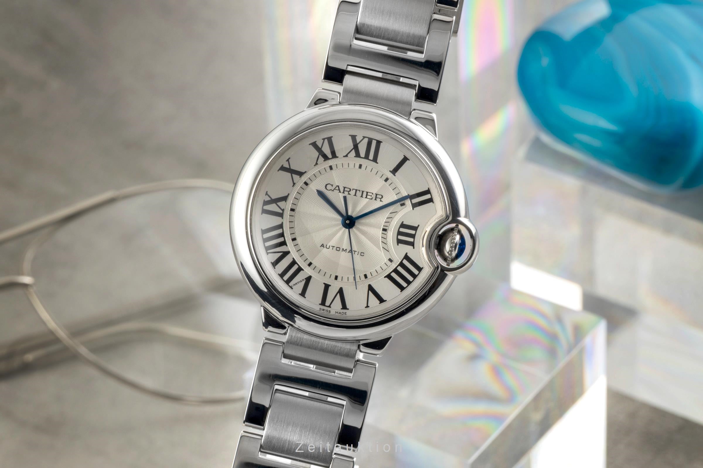 Cartier Ballon Bleu de Cartier acciaio automatismo orologio da uomo W6920046  [2603539]