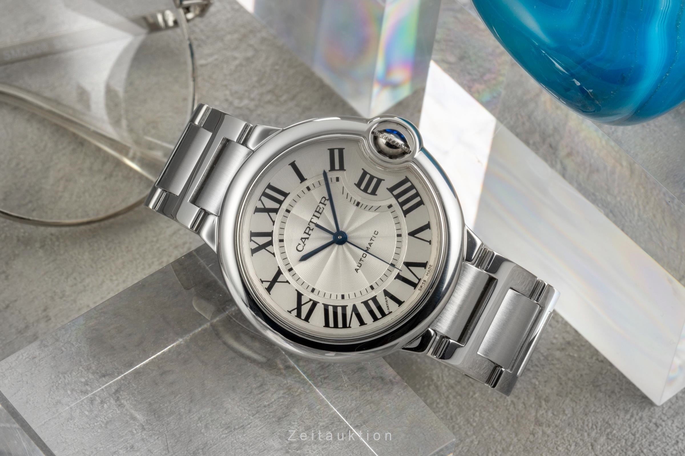 Cartier Ballon Bleu de Cartier acciaio automatismo orologio da uomo W6920046  [2603539]