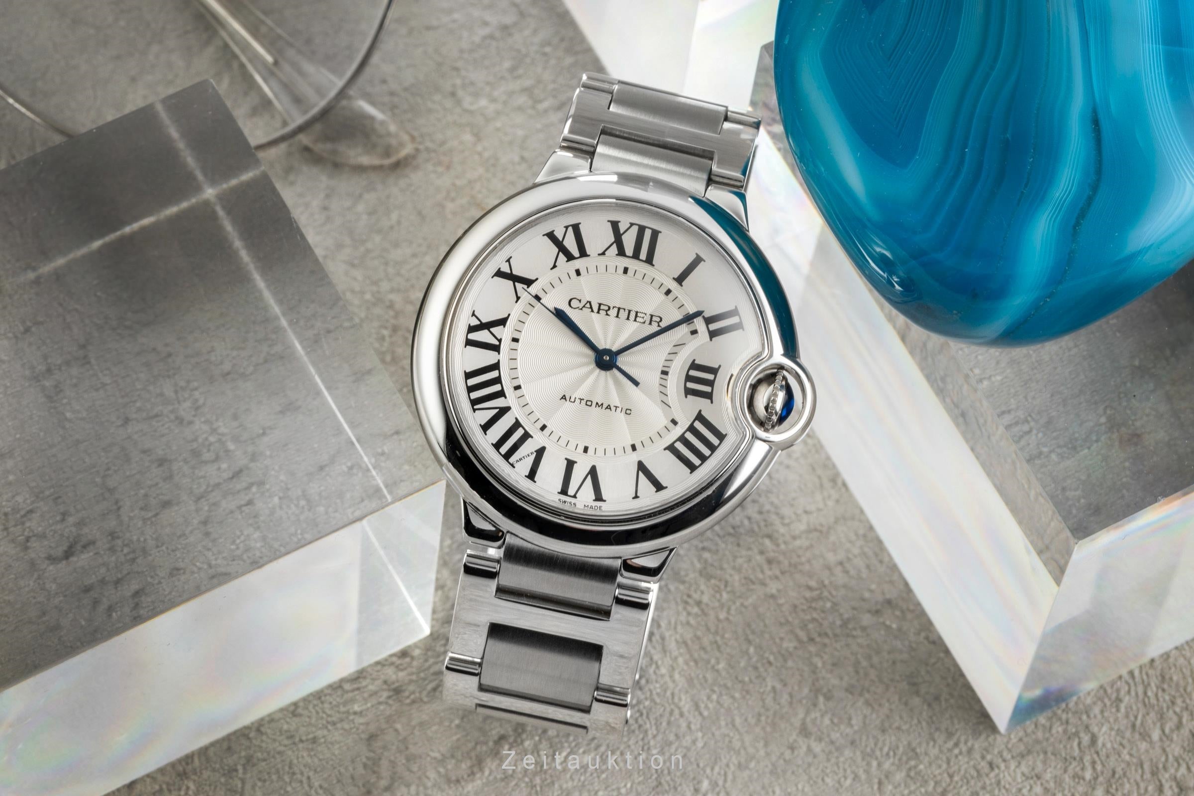 Cartier Ballon Bleu de Cartier acciaio automatismo orologio da uomo W6920046  [2603539]