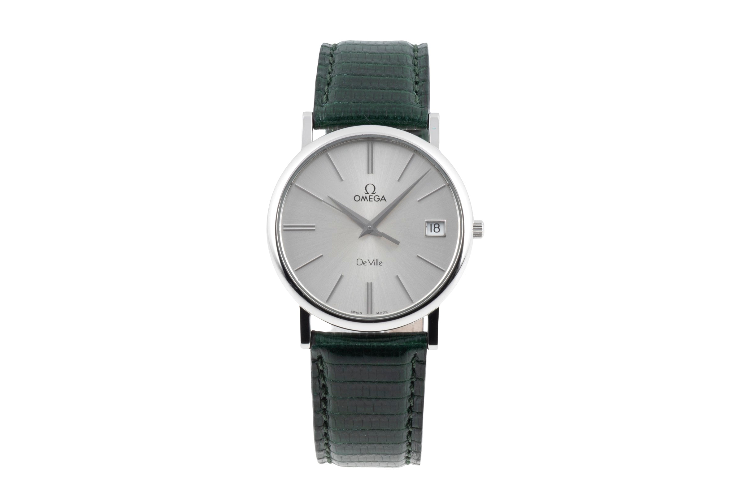 Omega De Ville acero cuarzo reloj para caballeros 196.2432  [2603542]